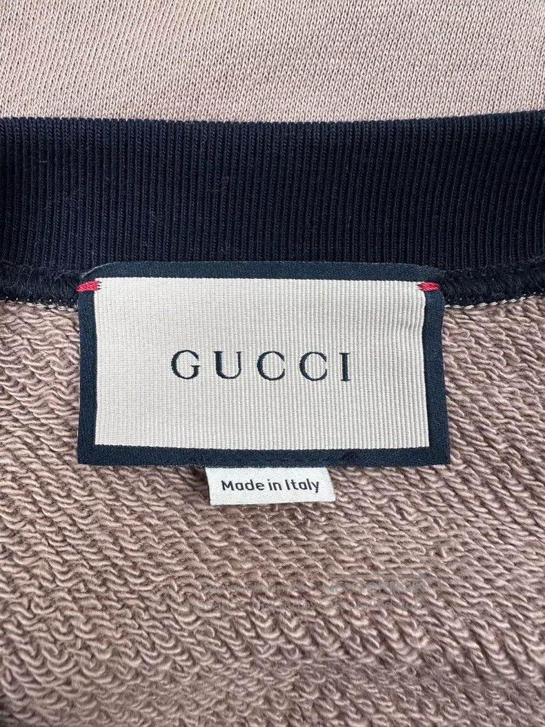 Gucci Gucci Logo retro logo long-sleeved round-neck pullover swe Size US S / EU 44-46 / 1 - 7 Thumbnail