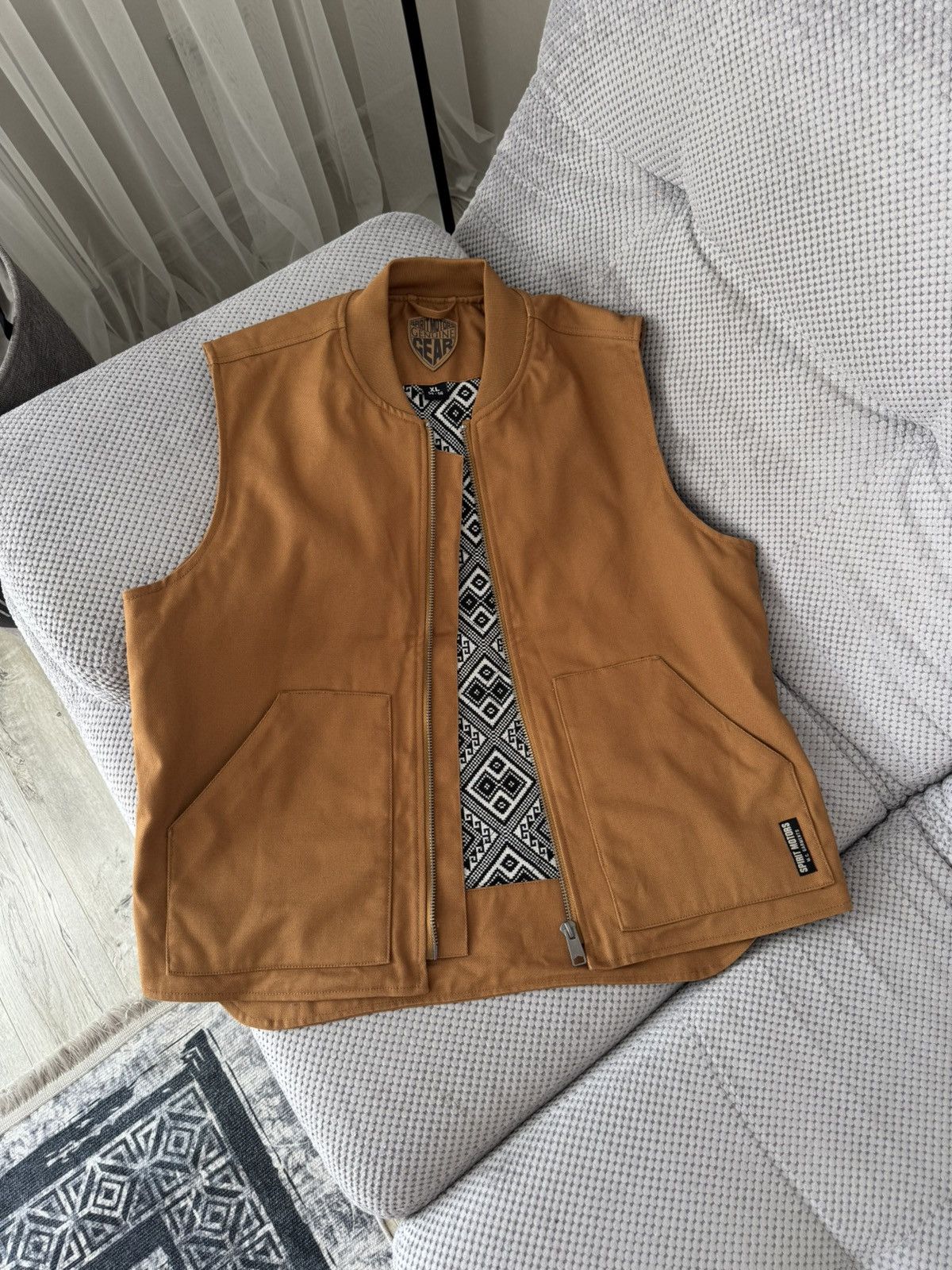 Other Spirit Motors Canvas Brown Cycling Vest Size US XL / EU 56 / 4 - 2 Thumbnail