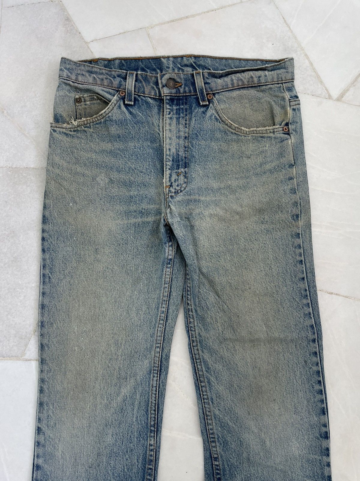 Levi's × Vintage Vintage Levis 517 Single R Distressed Jeans Size US 31 - 3 Thumbnail