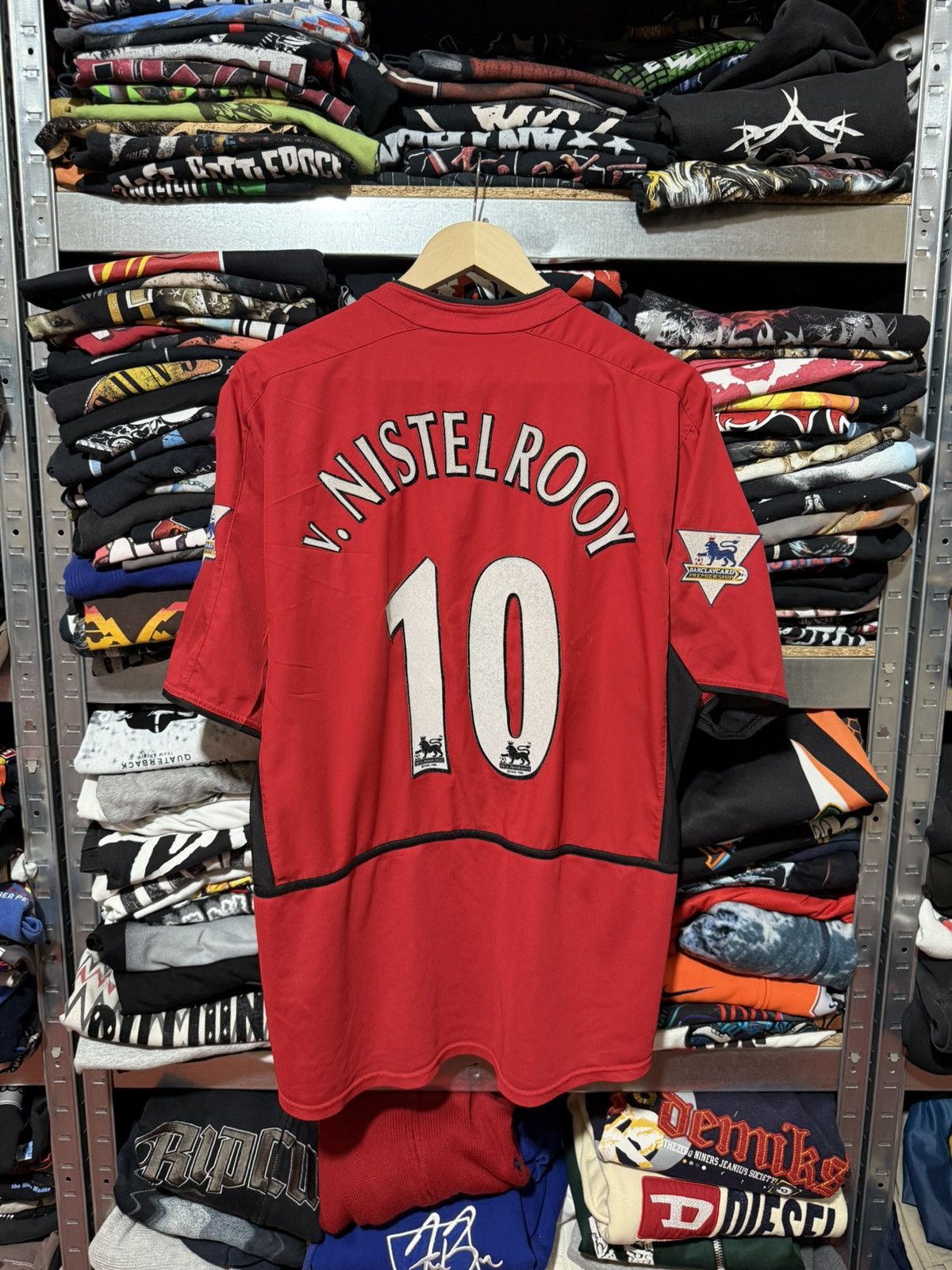 Nike Nike 2002 2003 Home Manchester United Nistelrooy Jersey Size US L / EU 52-54 / 3 - 2 Thumbnail