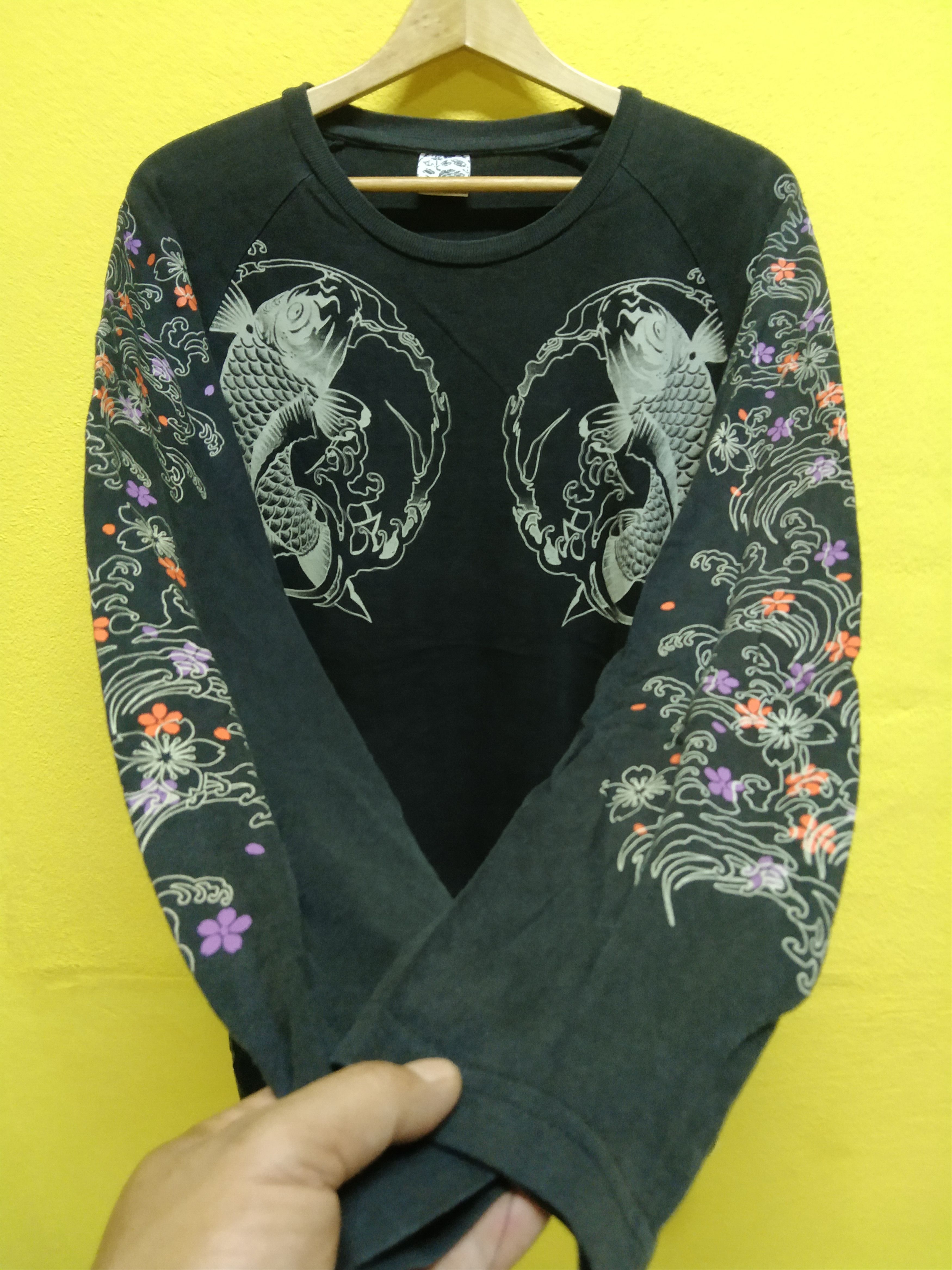 Japanese Brand Sukajan Long Sleeve Shirt Size US XL / EU 56 / 4 - 3 Thumbnail