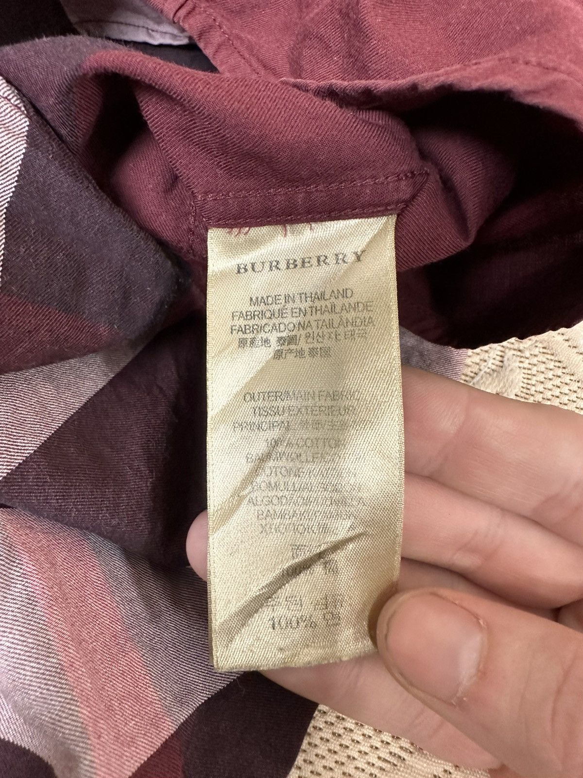 Burberry 🔥 Burberry Brit Nova Check Long Sleeve Shirt Button Up Rare Size US S / EU 44-46 / 1 - 5 Thumbnail