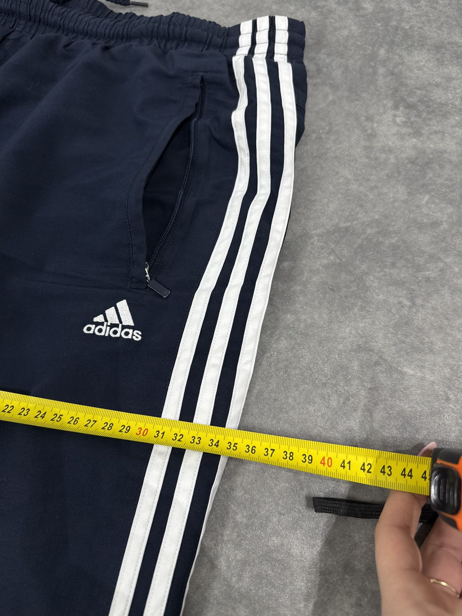 Adidas Vintage Adidas Parachute vibe pants baggy 3 stripes Size US 34 / EU 50 - 4 Thumbnail
