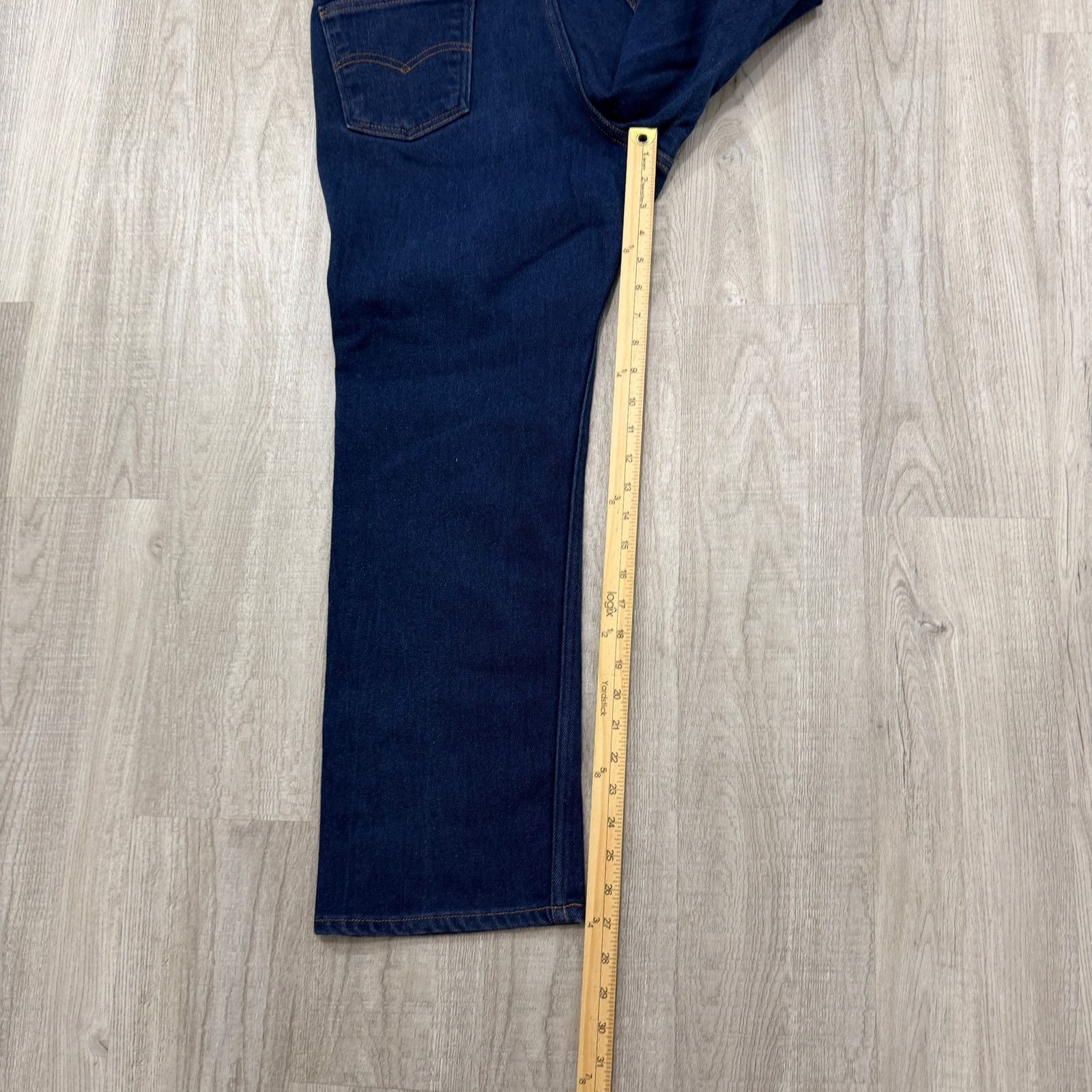 Levi's Vintage Levis Action Jeans Men's 36x29 Denim Dark Wash 890s Size US 36 / EU 52 - 9 Thumbnail