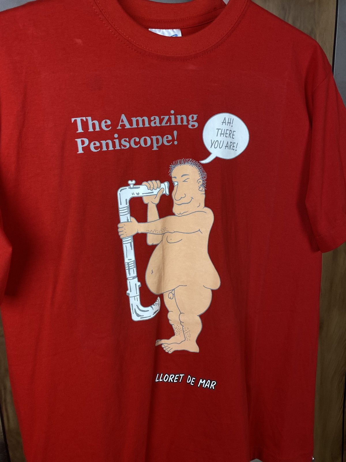 Vintage 🚧Vintage 00s The Amazing Peniscope! Humor Lloret De Mar 🚧 Size US S / EU 44-46 / 1 - 2 Thumbnail