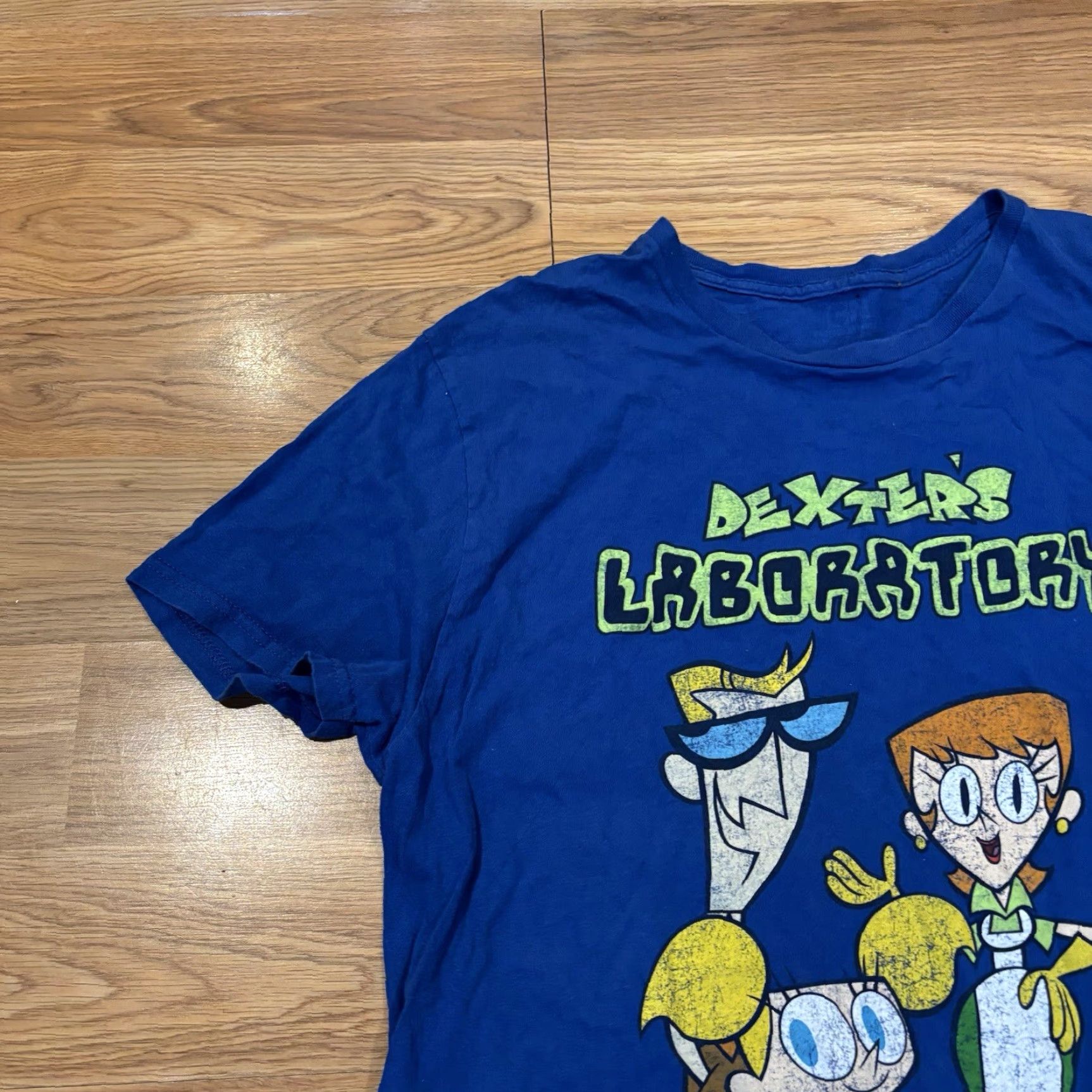 Vintage Cartoon Network Dexter's Laboratory Shirt Blue Men's Large Size US L / EU 52-54 / 3 - 6 Thumbnail
