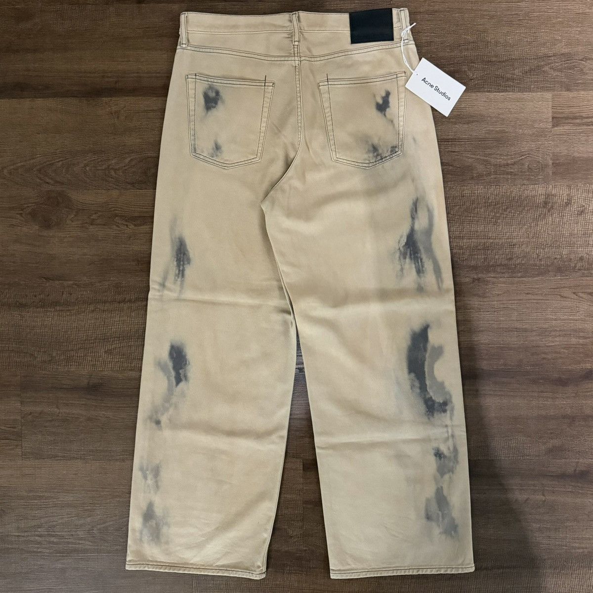 Acne Studios Acne Studios 1981M FN Smokey Jeans Beige/Black Size US 33 - 4 Thumbnail