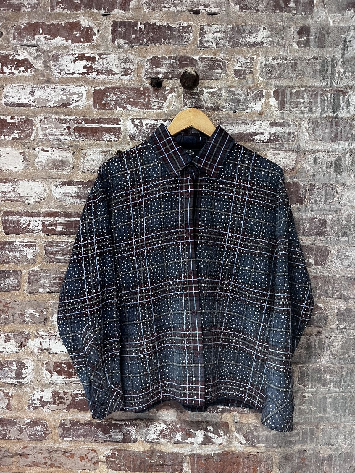 HMDD HMDD Rhinestone Flannel Size US S / EU 44-46 / 1 - 1 Thumbnail