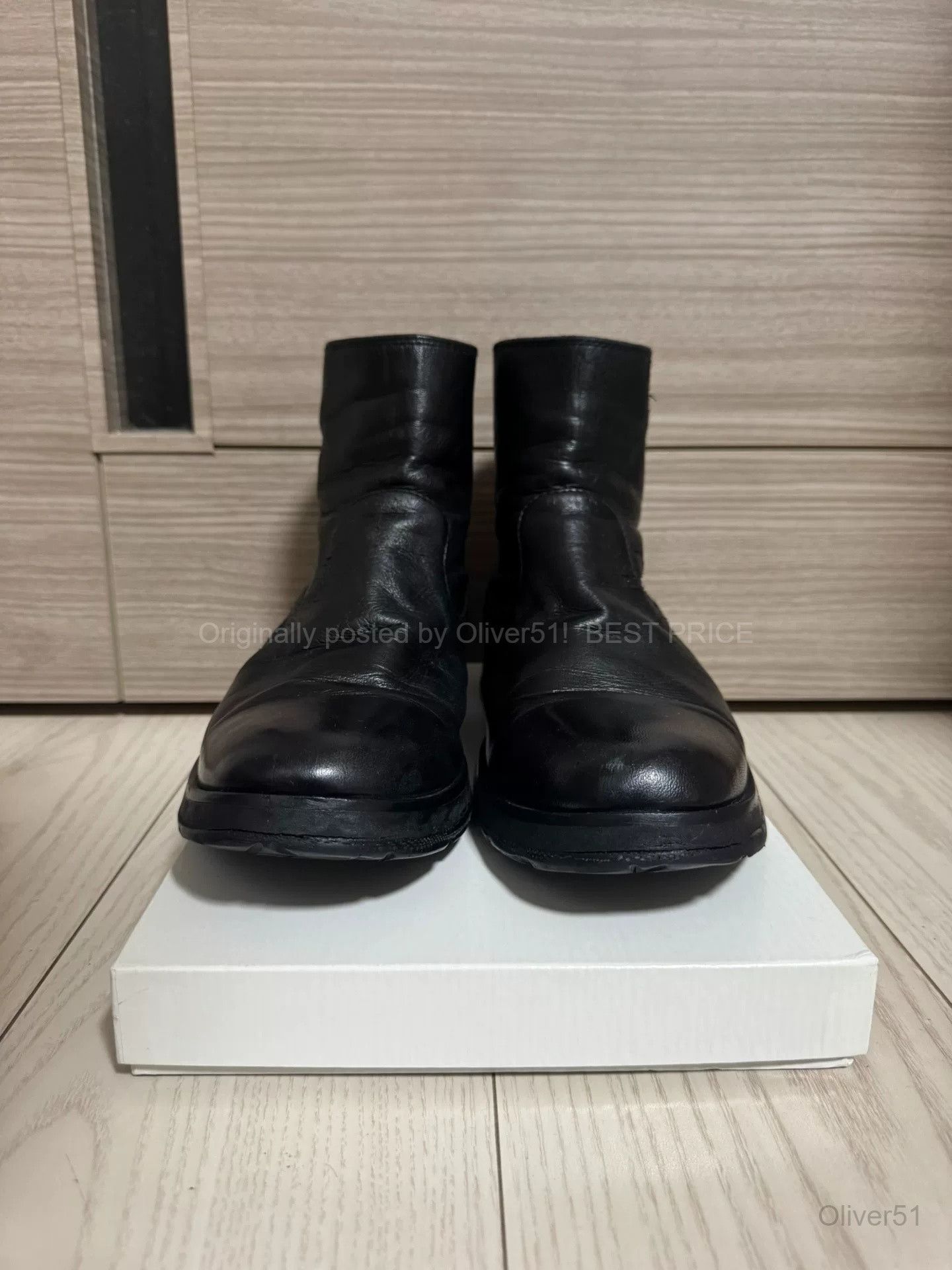 14th Addiction 14th Addiction Distressed Cross Zip Ankle BFAGBB264 Size US 8 / EU 41 - 4 Thumbnail