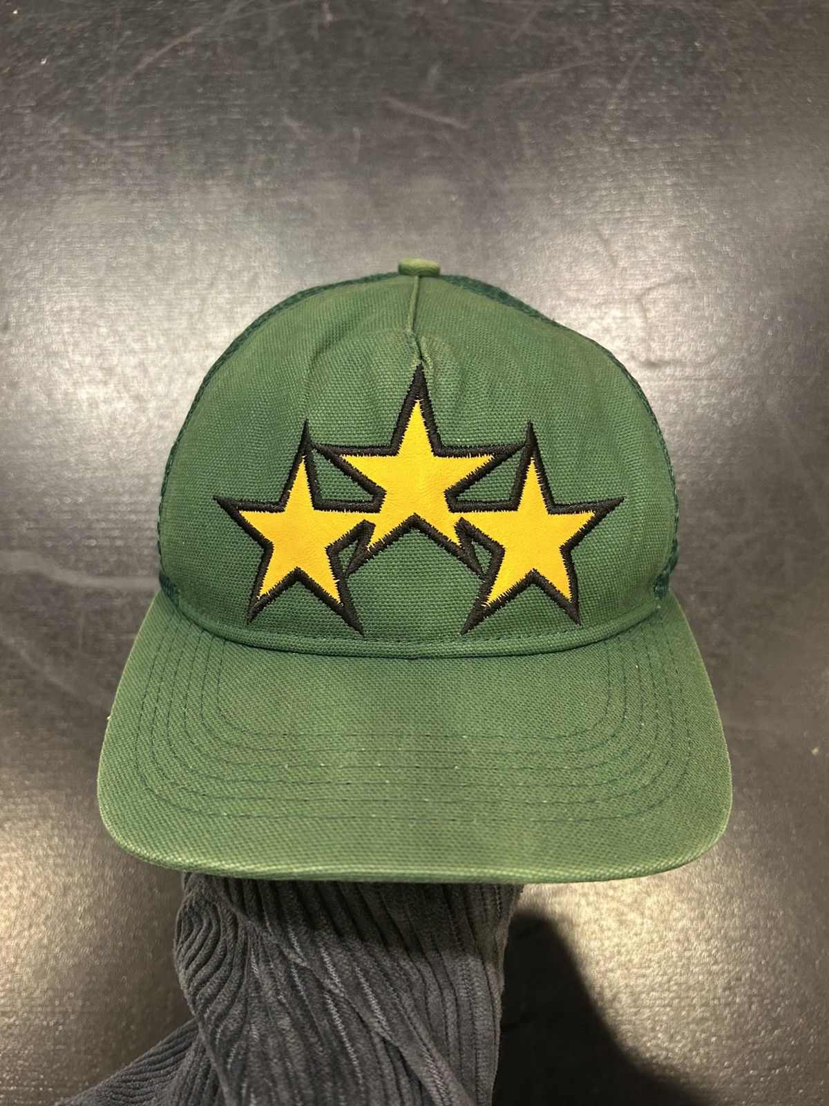 Amiri Amiri Three Star Embroidered Trucker Hat Size ONE SIZE - 1 Thumbnail