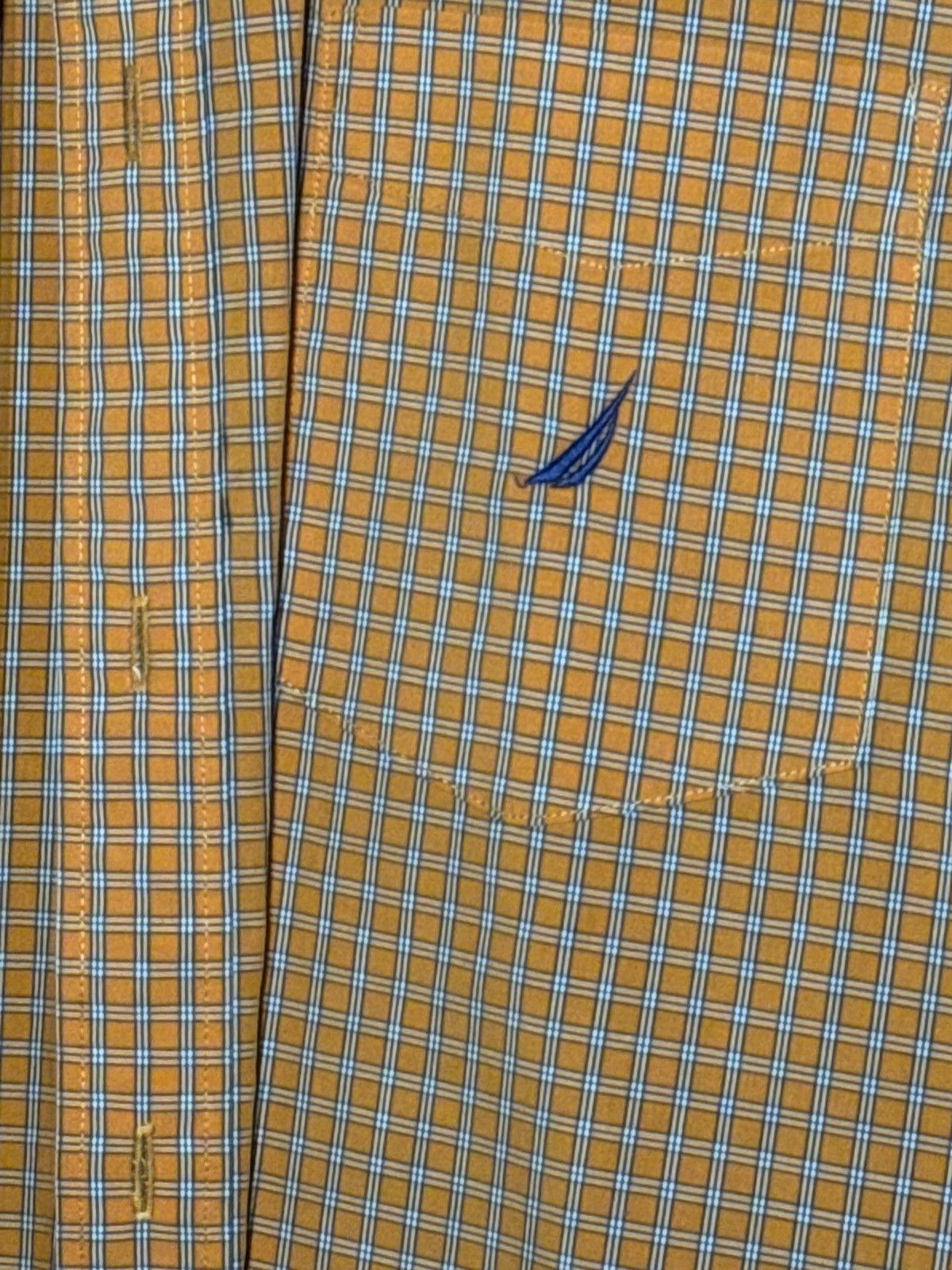 Nautica Náutica Short Sleeve Button Up Size US L / EU 52-54 / 3 - 3 Thumbnail