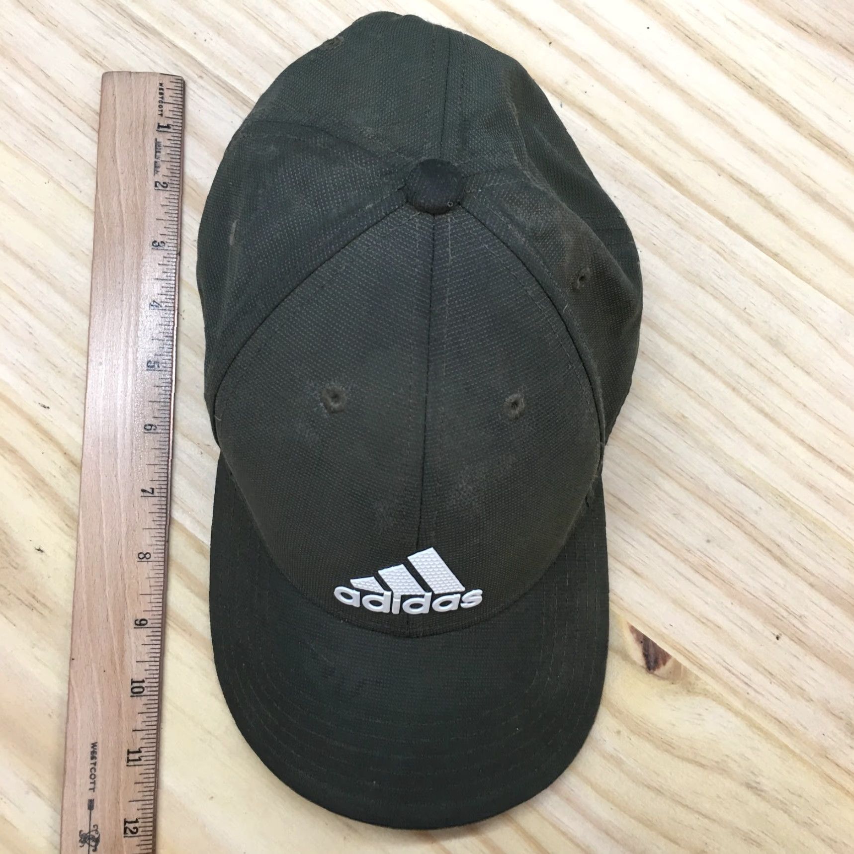Adidas Adidas Baseball Cap Hat Mens Gray One Size Adjustable Curved Bill Casual Comfort Size ONE SIZE - 3 Thumbnail