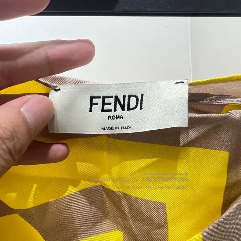 Fendi Fendi Logo Printed Elastic Waist Straight Skirt Size 26" / US 2 / IT 38 - 2 Thumbnail