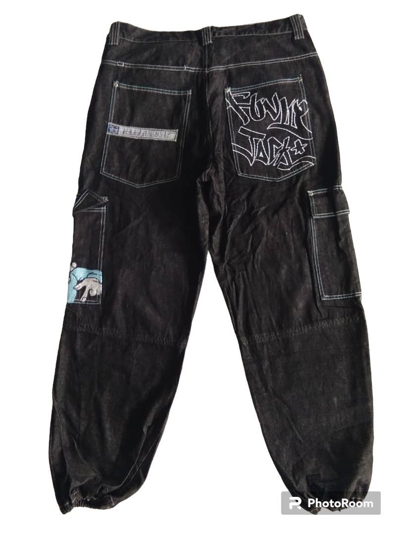 Ed Hardy × Jean Funky Jack Skateboard Baggy Jeans Size US 40 / EU 56 - 2 Thumbnail