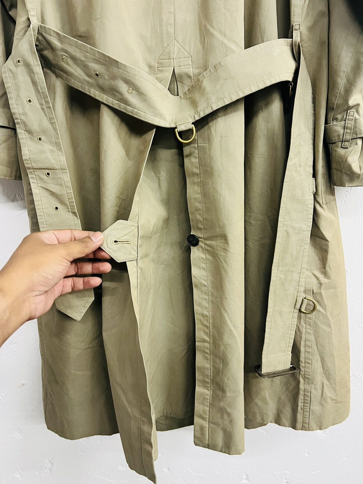 Burberry VINTAGE BURBERRY NOVA CHECK TRENCH COAT Size US S / EU 44-46 / 1 - 22 Thumbnail