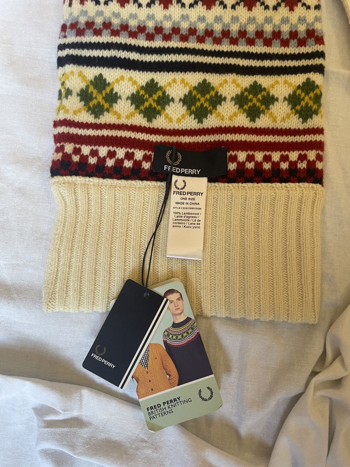 Fred Perry Fred Perry Knit Scarf Size ONE SIZE - 2 Thumbnail