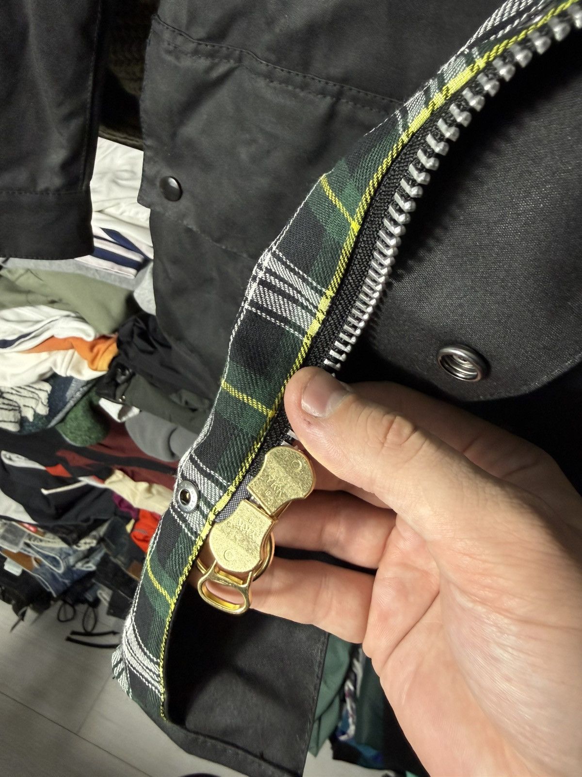 Barbour Barbour International A7 Wax Jacket Black Belted Moto Biker Size US S / EU 44-46 / 1 - 23 Thumbnail