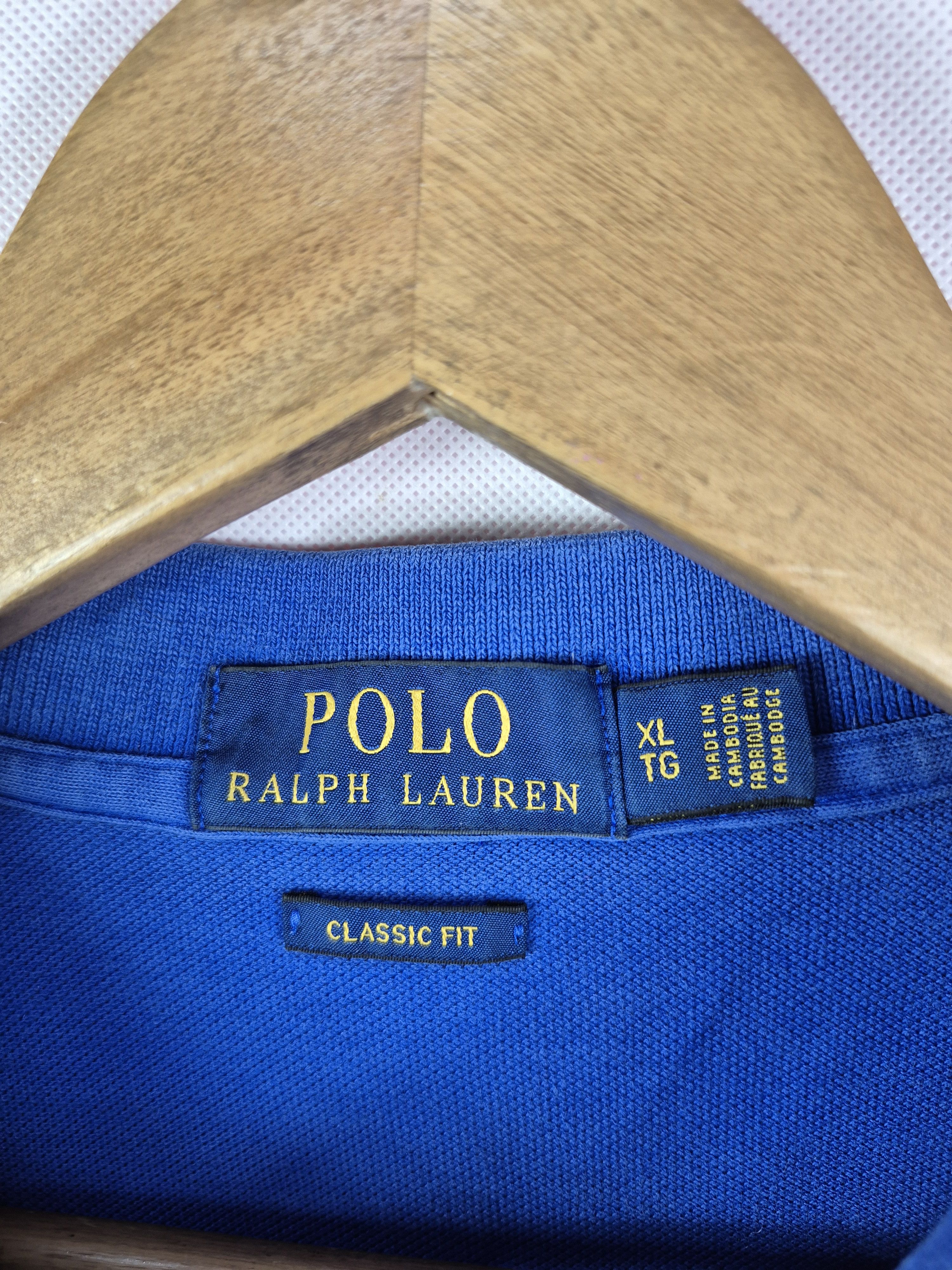 Polo Ralph Lauren 🔥 Polo Ralph Lauren Small Pony Collar Tee Size US XL / EU 56 / 4 - 3 Thumbnail
