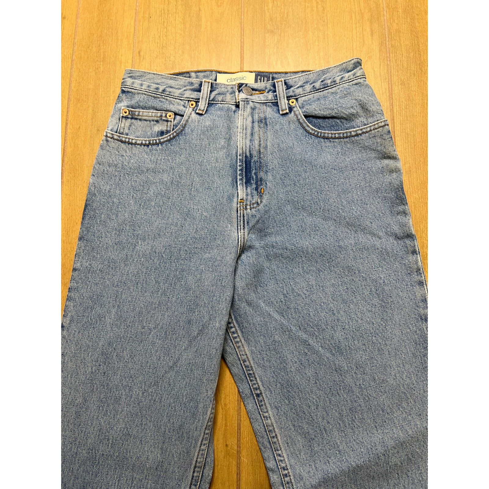 Gap Vintage 90s Medium Wash Gap High Waist Mom Jeans Sz 29x34 Size 29" - 4 Thumbnail