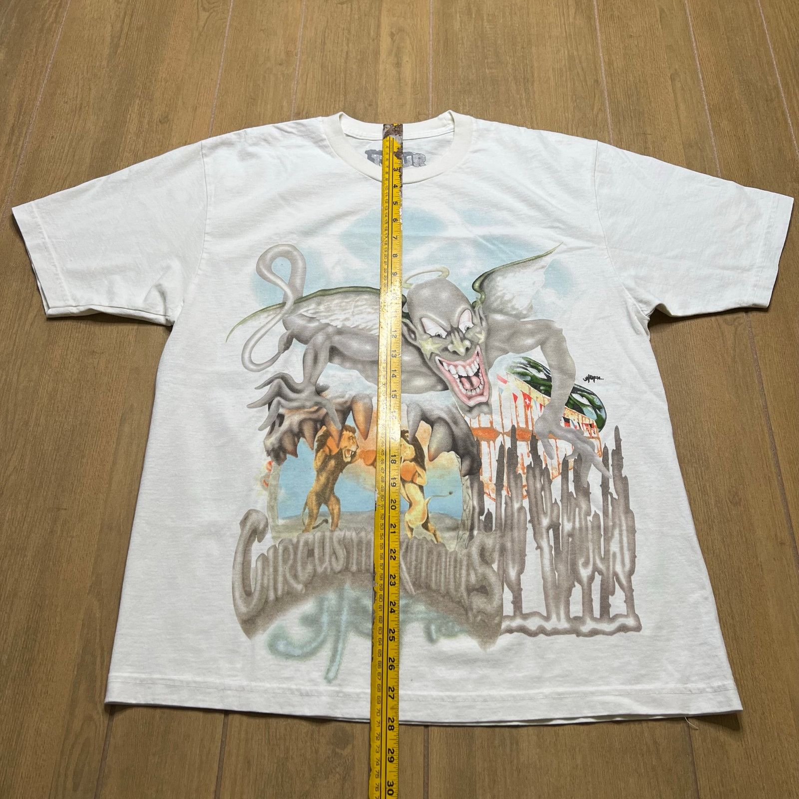 Vintage Travis Scott Utopia Circus Maximus Tour III Graphic T-shirt Size US L / EU 52-54 / 3 - 5 Thumbnail