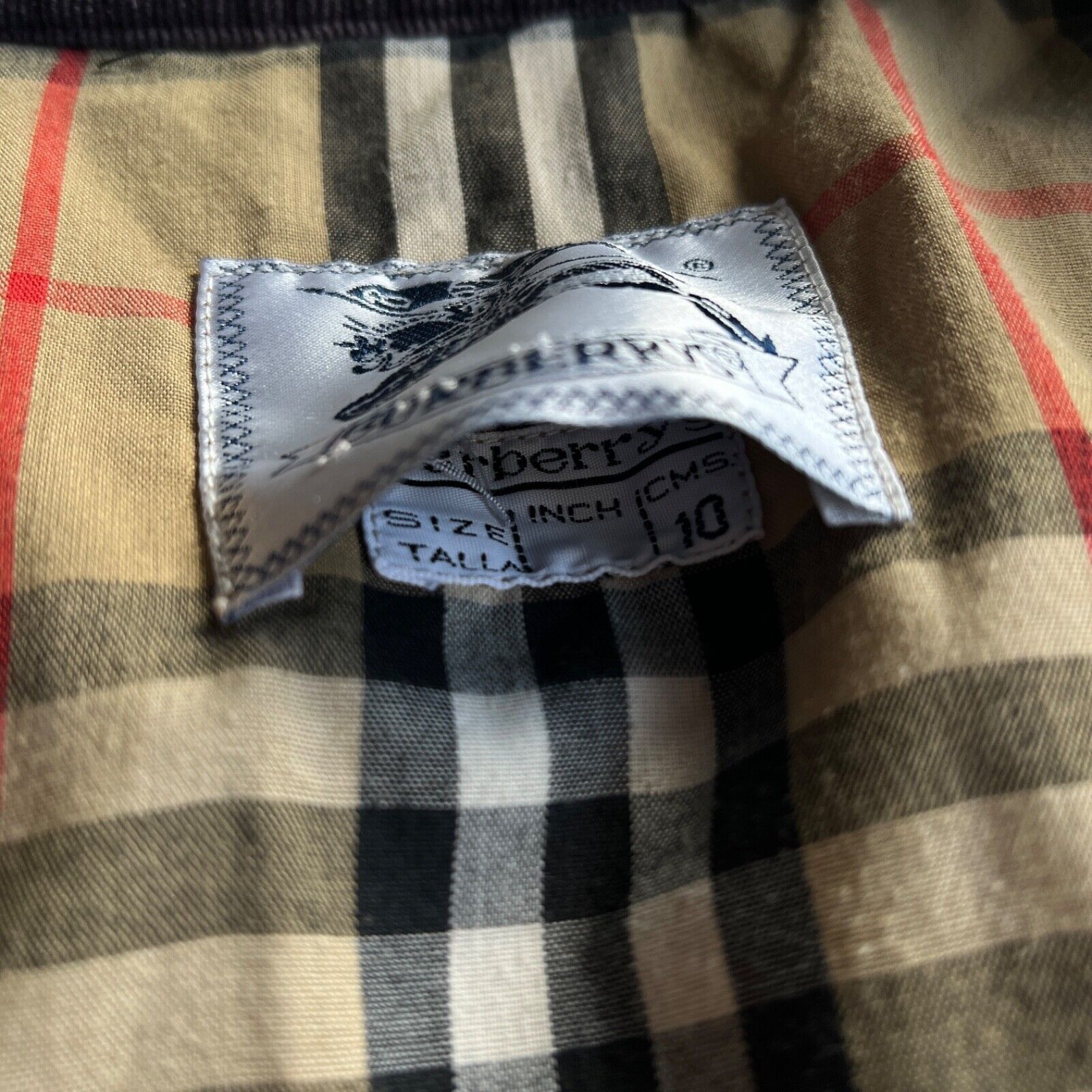 Burberry Burberrys Vintage Youth Quilted Nova Check Jacket 8626AC Size L / US 10 / IT 46 - 7 Thumbnail