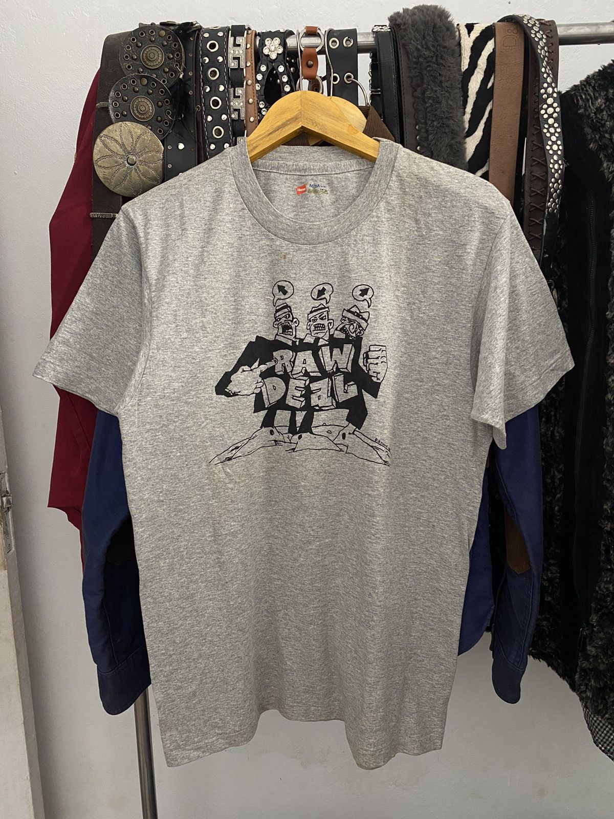 Band Tees × Vintage Raw Deal american hardcore punk band t-shirt Size US M / EU 48-50 / 2 - 2 Thumbnail
