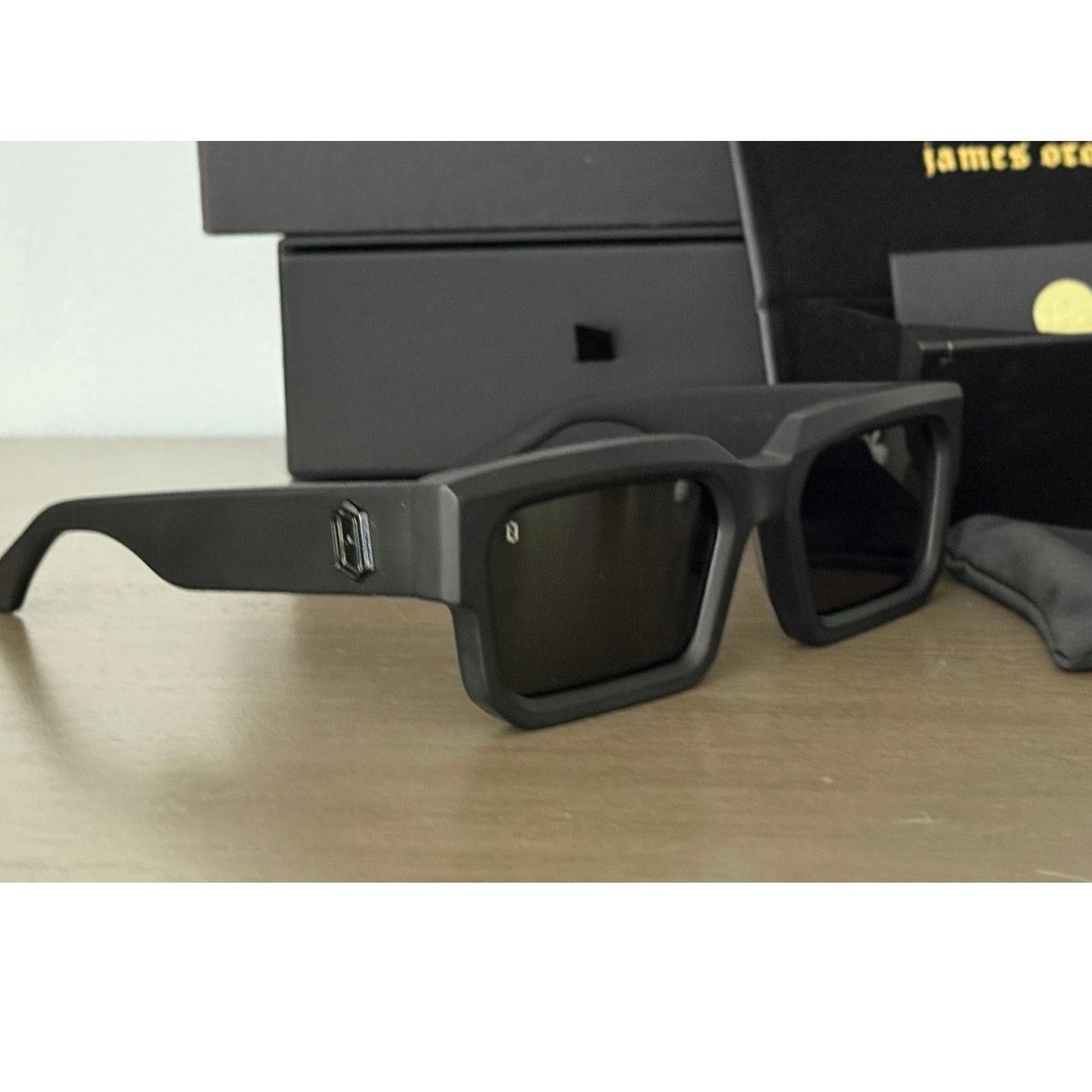 Oro Los Angeles James Oro Icon II Sunglasses Titan Black | Polarized Eyewear Size ONE SIZE - 3 Thumbnail