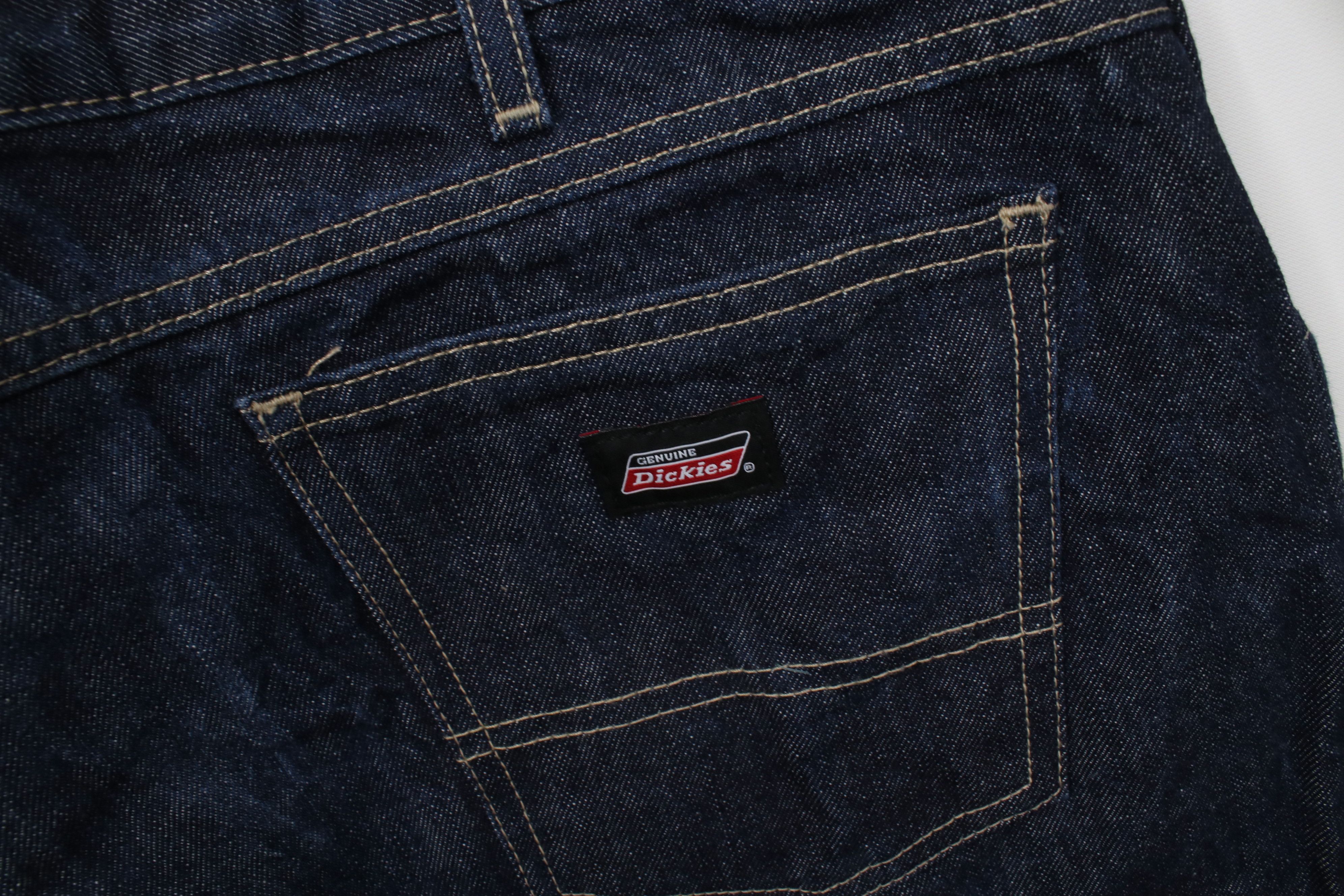 Dickies Vintage Y2K Dickies Fit Dungaree Denim Jean Shorts Jorts Size US 40 / EU 56 - 12 Thumbnail