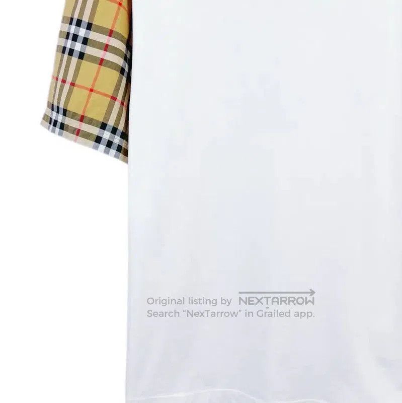 Burberry Burberry White Cotton Short Sleeve T-Shirt. Size XS / US 0-2 / IT 36-38 - 4 Thumbnail