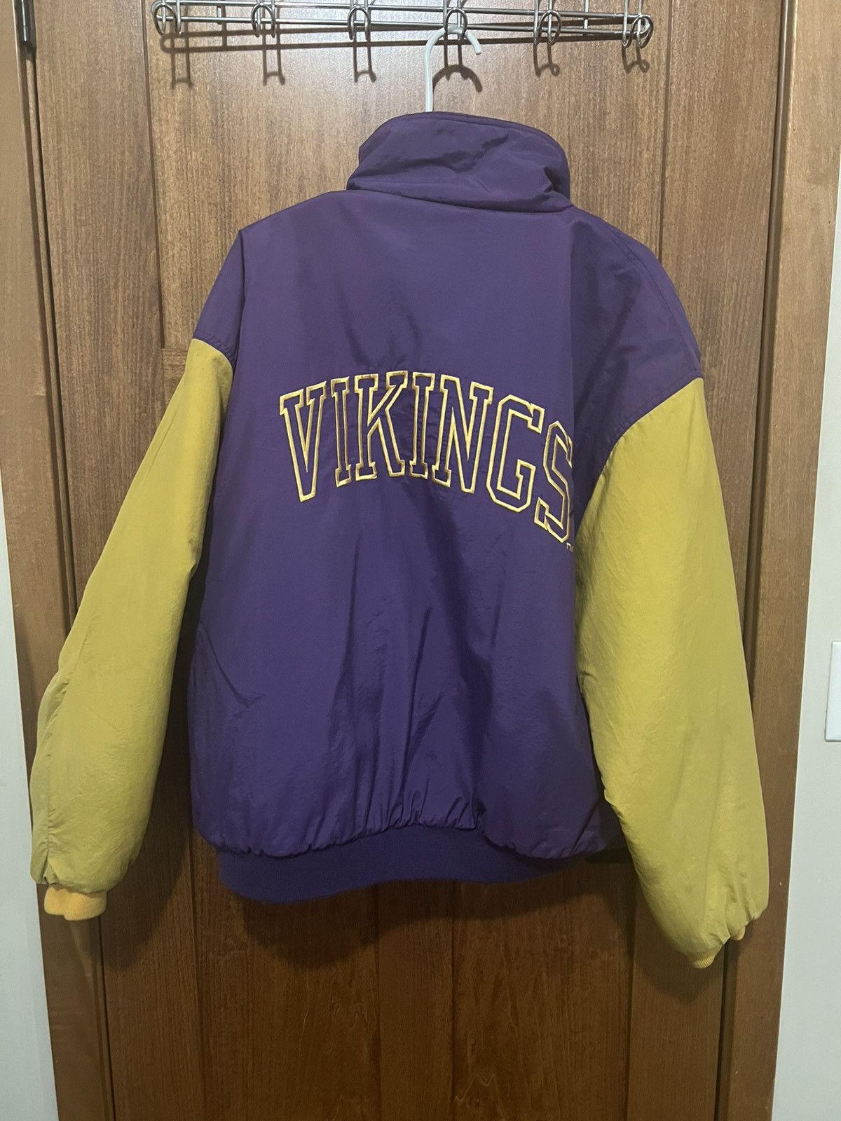 NFL Vintage Minnesota Vikings Windbreaker Jacket Size US XL / EU 56 / 4 - 2 Thumbnail