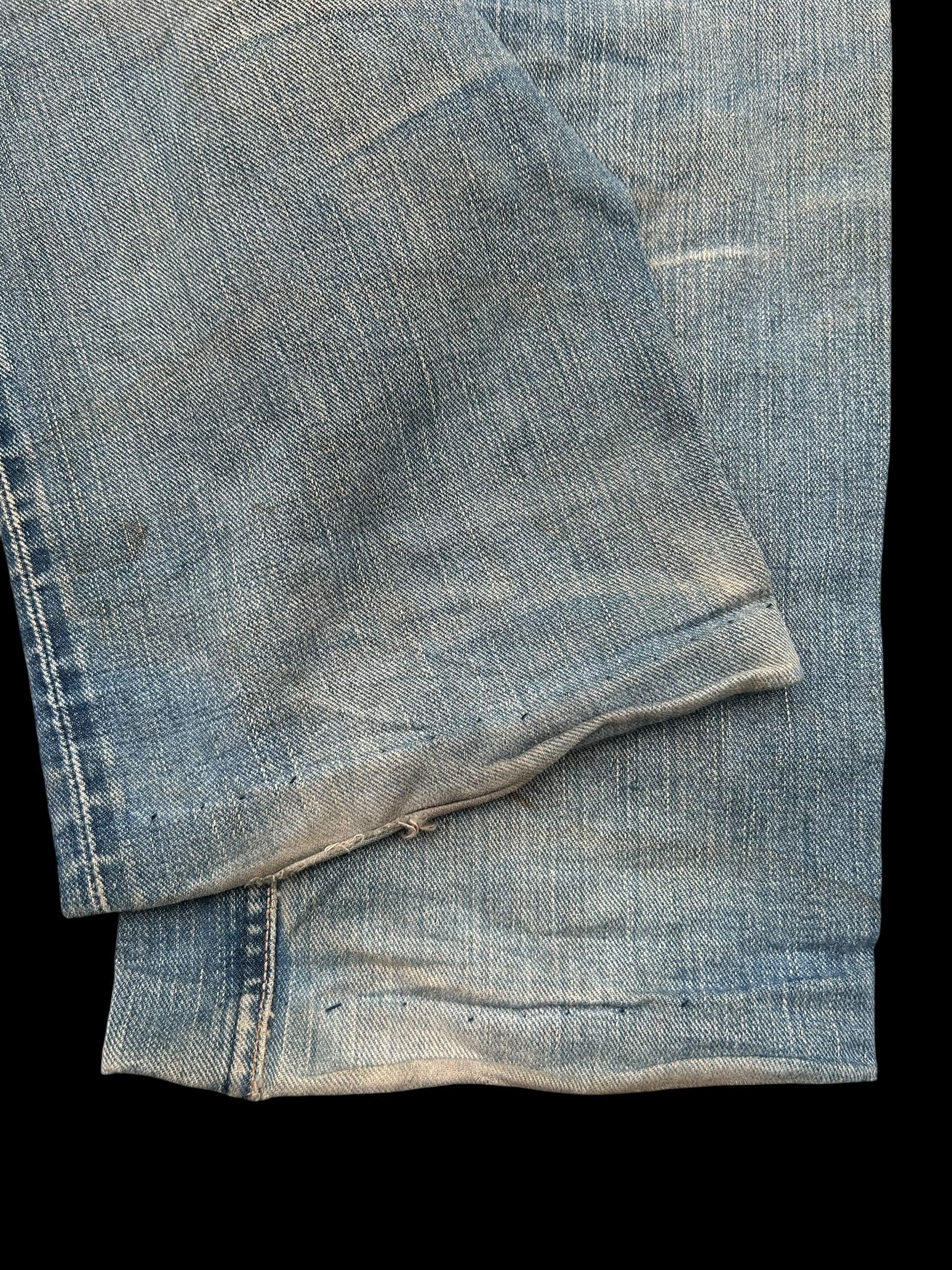 Kapital × Lee × Vintage Thrashed Vintage Lee Riders Selvedge Denim Jeans Size US 35 - 19 Thumbnail