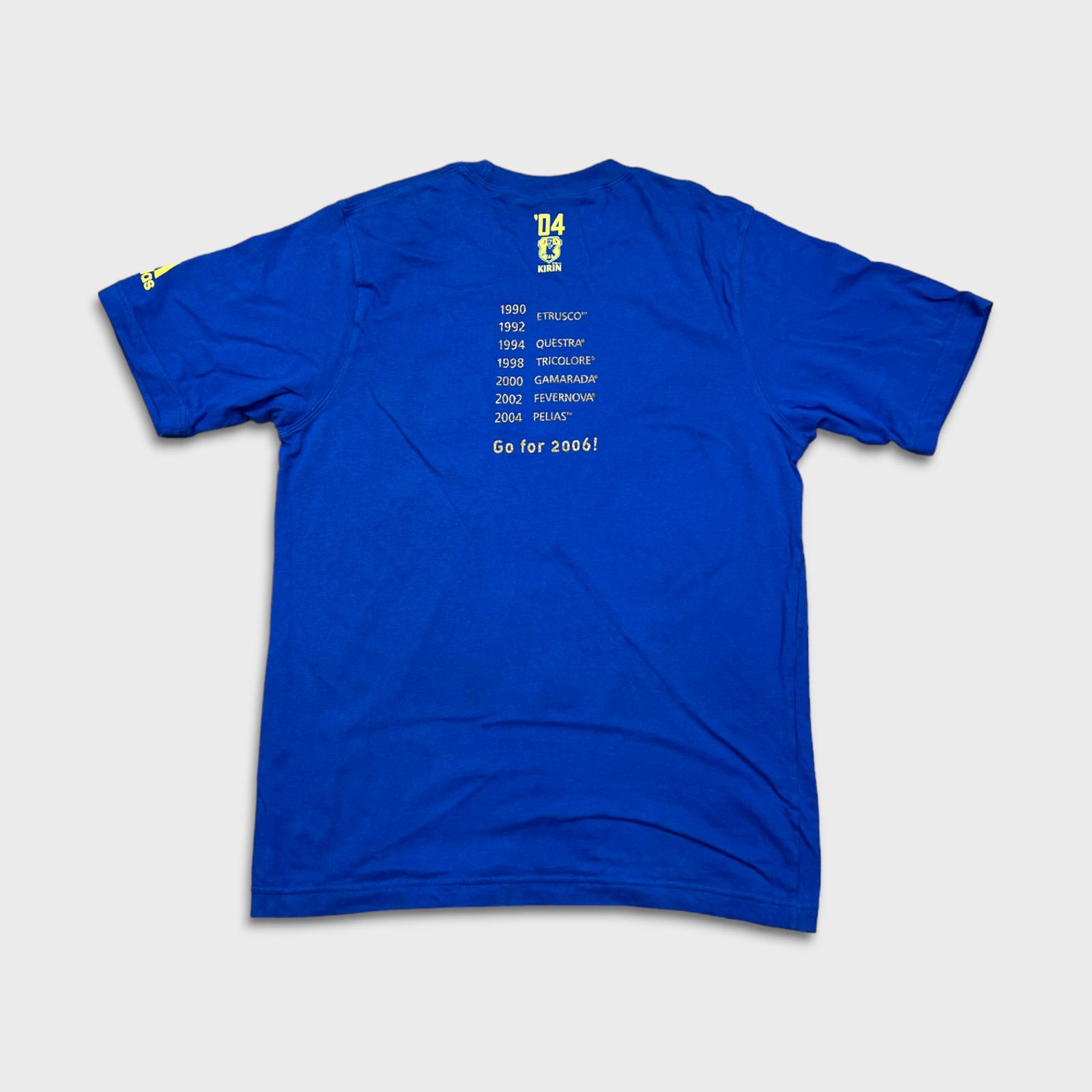 Adidas × Vintage VTG 2004 Adidas T Shirt Kirin FIFA World Cup Soccer Ball Tee Size US L / EU 52-54 / 3 - 8 Thumbnail