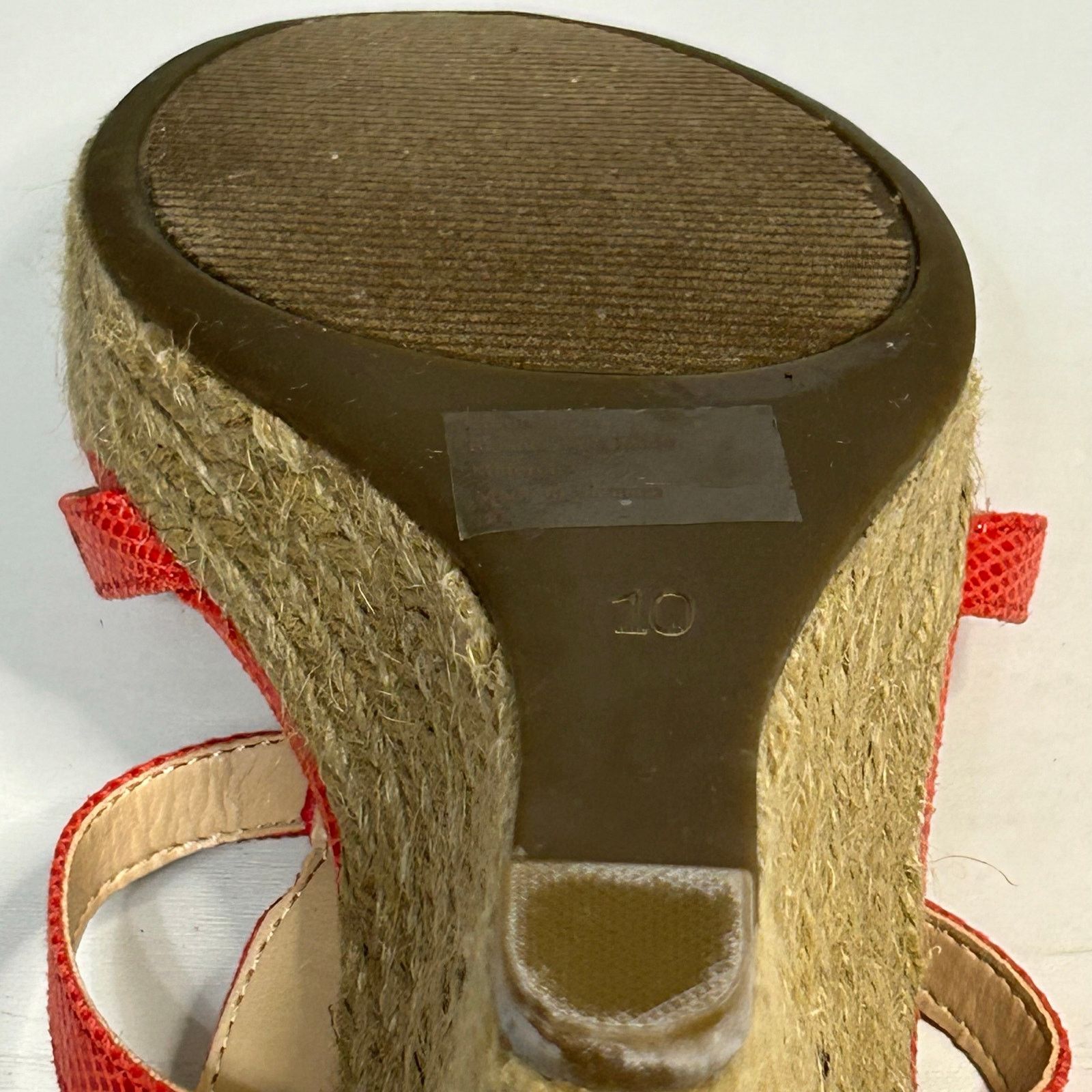 Other Kelly & Katie Rachel Coral Espadrille Wedge 10 Size US 10 / IT 40 - 12 Thumbnail