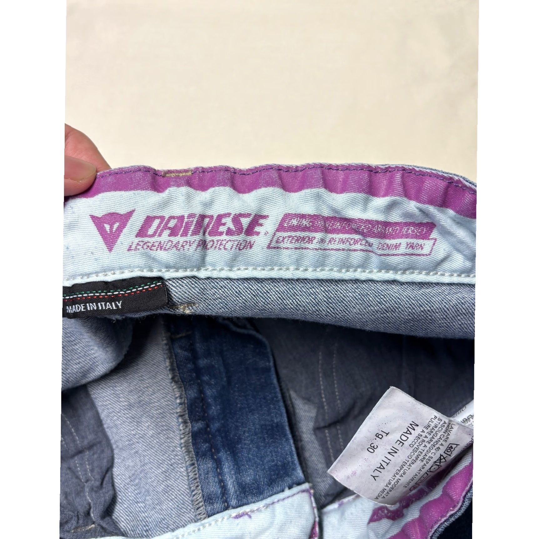 Dainese Dainese Kateville Lady Slim Motorcycle Jeans Blue Denim Size 30X31 Women Size 24" / US 00 / IT 34 - 6 Thumbnail
