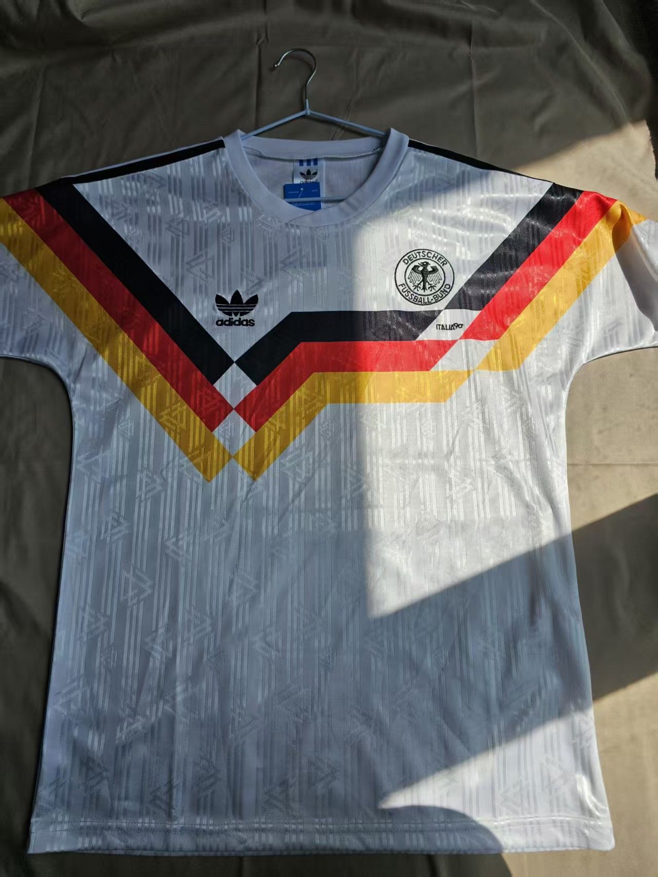 Other 1990 World Cup Germany 9 Rudi Völler Jersey Home Size US XL / EU 56 / 4 - 2 Thumbnail