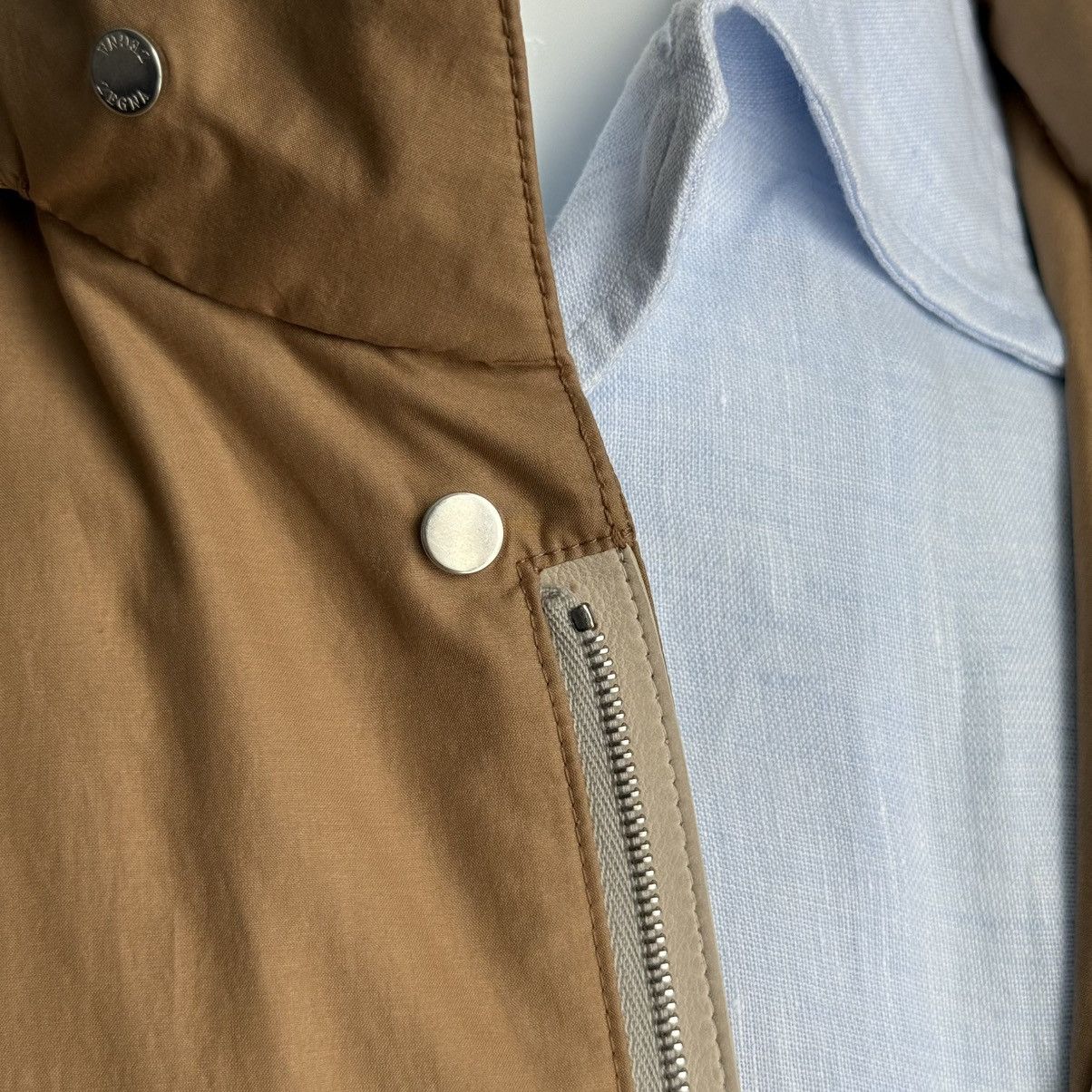 Ermenegildo Zegna Ermenegildo Zegna Leggerissimo Cotton Silk Long Hooded IT50 Size US M / EU 48-50 / 2 - 14 Thumbnail