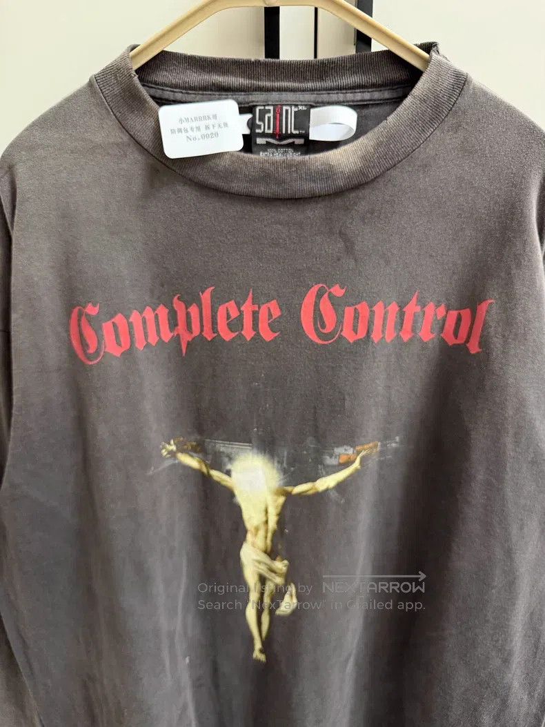 Saint Michael Saint Michael Jesus submachine gun cross long sleeve Size US XL / EU 56 / 4 - 3 Thumbnail
