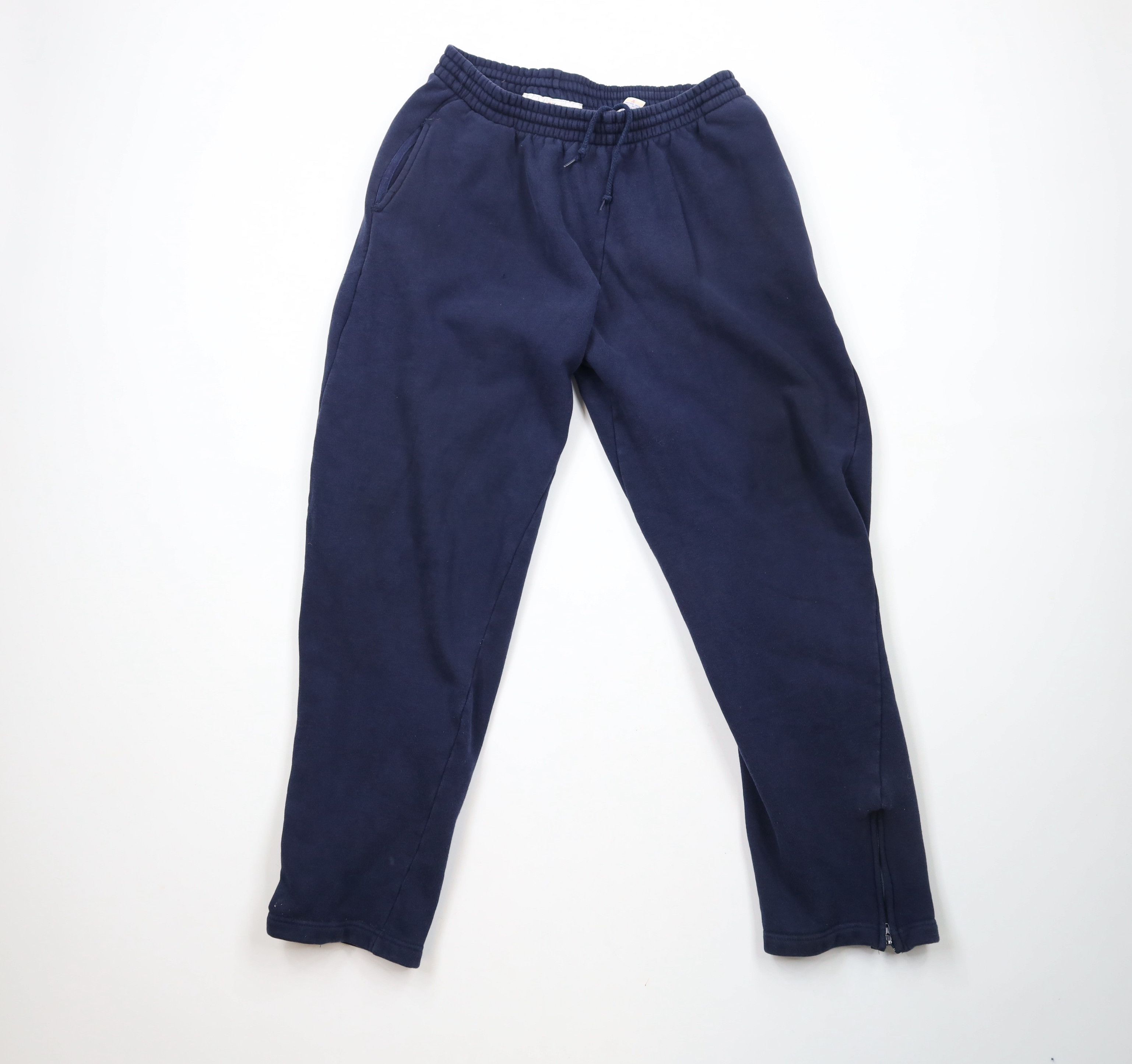 Vintage Vintage 90s Streetwear Blank Tapered Leg Sweatpants Pants Size US 36 / EU 52 - 1 Thumbnail