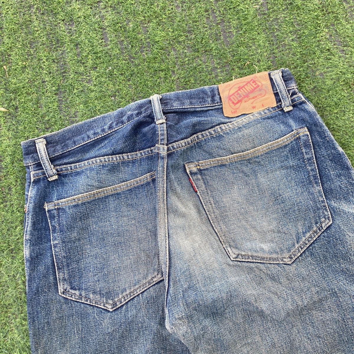 Denime VINTAGE DENIME SELVEDGE DISTRESSED JEANS Size US 32 / EU 48 - 9 Thumbnail