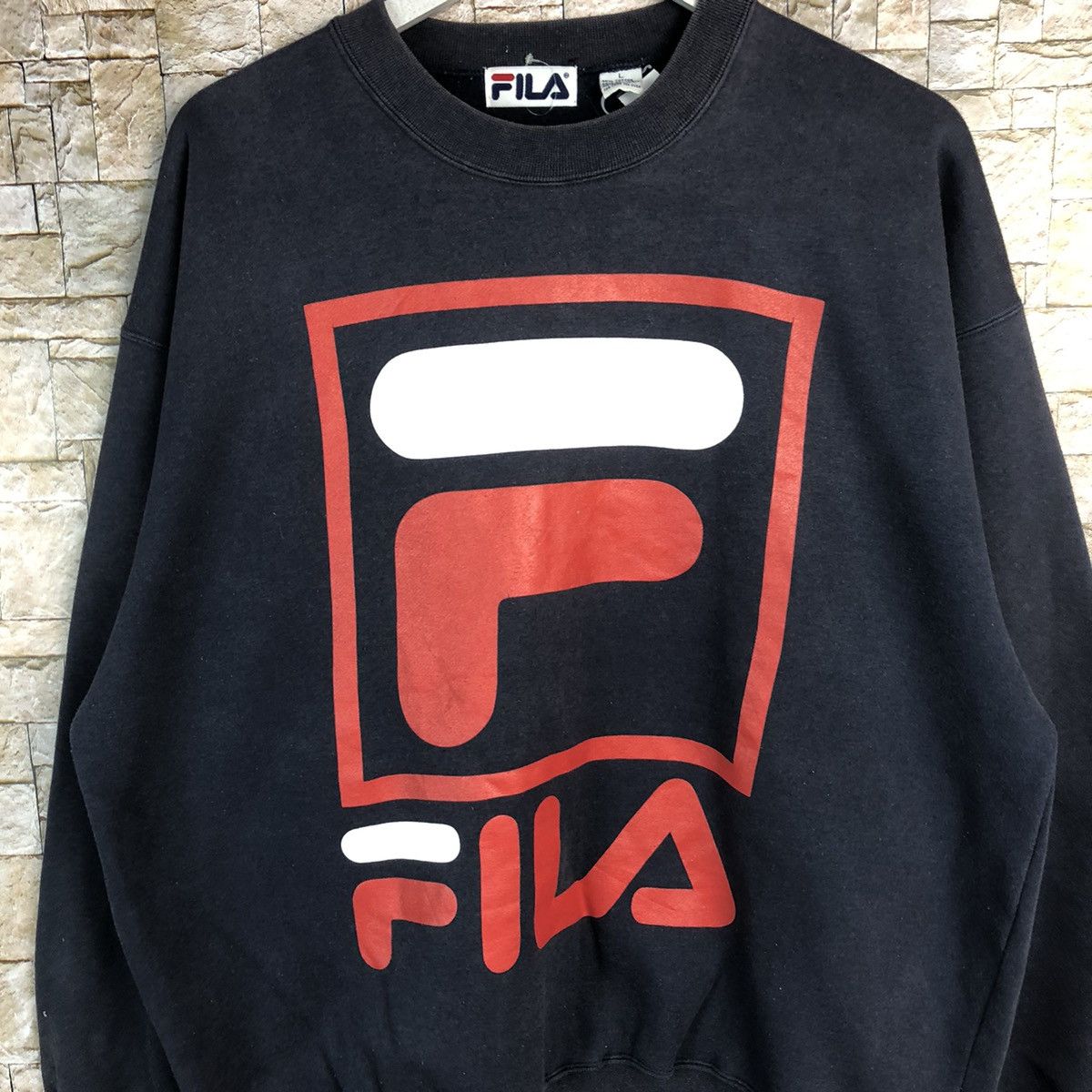 Fila Fila vintage collector item big logo Sweatshirt #A249 Size US L / EU 52-54 / 3 - 5 Thumbnail