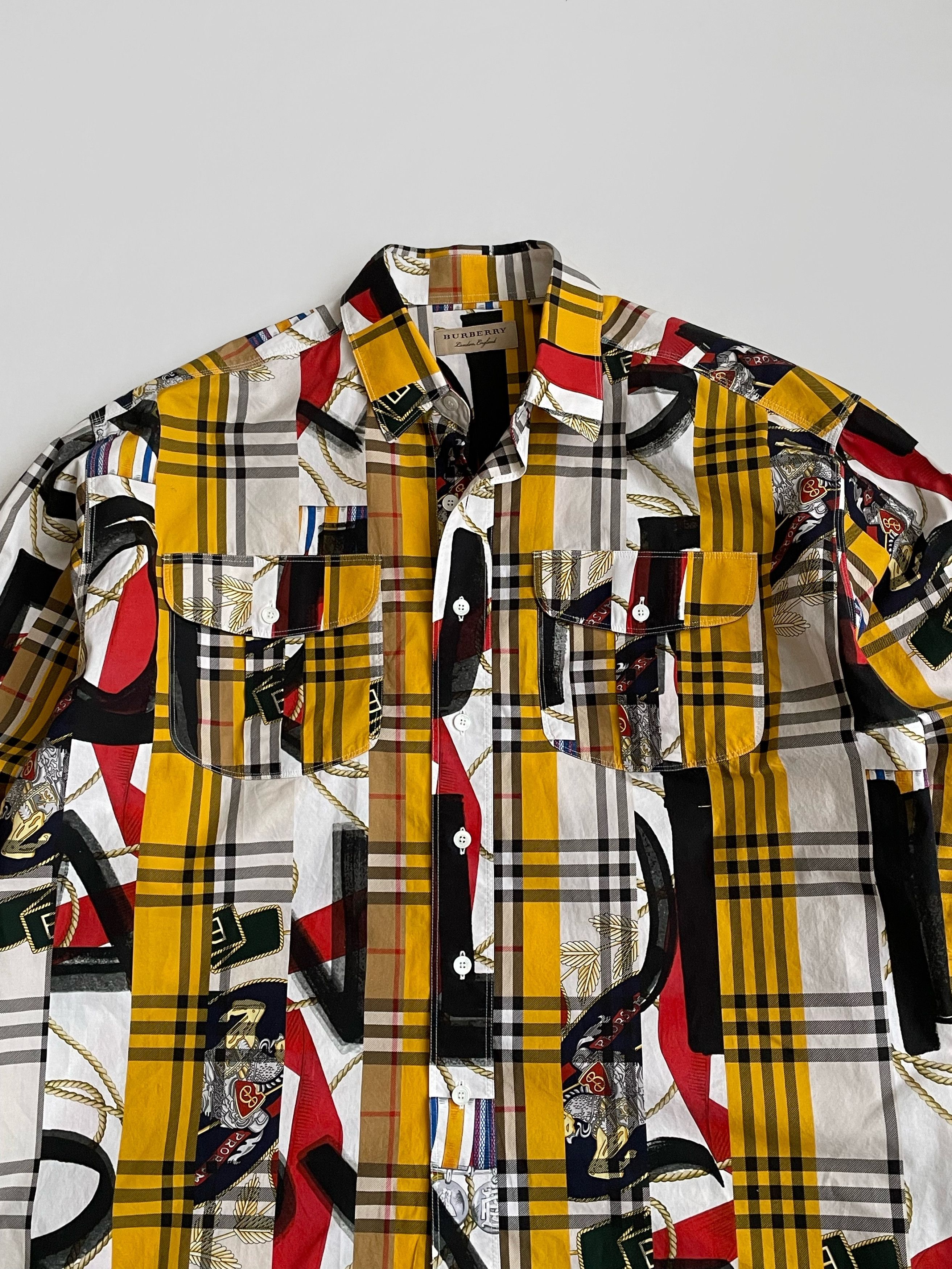 Burberry Burberry Monogram multicolor button shirt Size US L / EU 52-54 / 3 - 3 Thumbnail