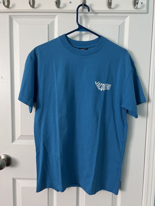 Jacquemus Jacquemus Blue Vauge logo tee | Grailed