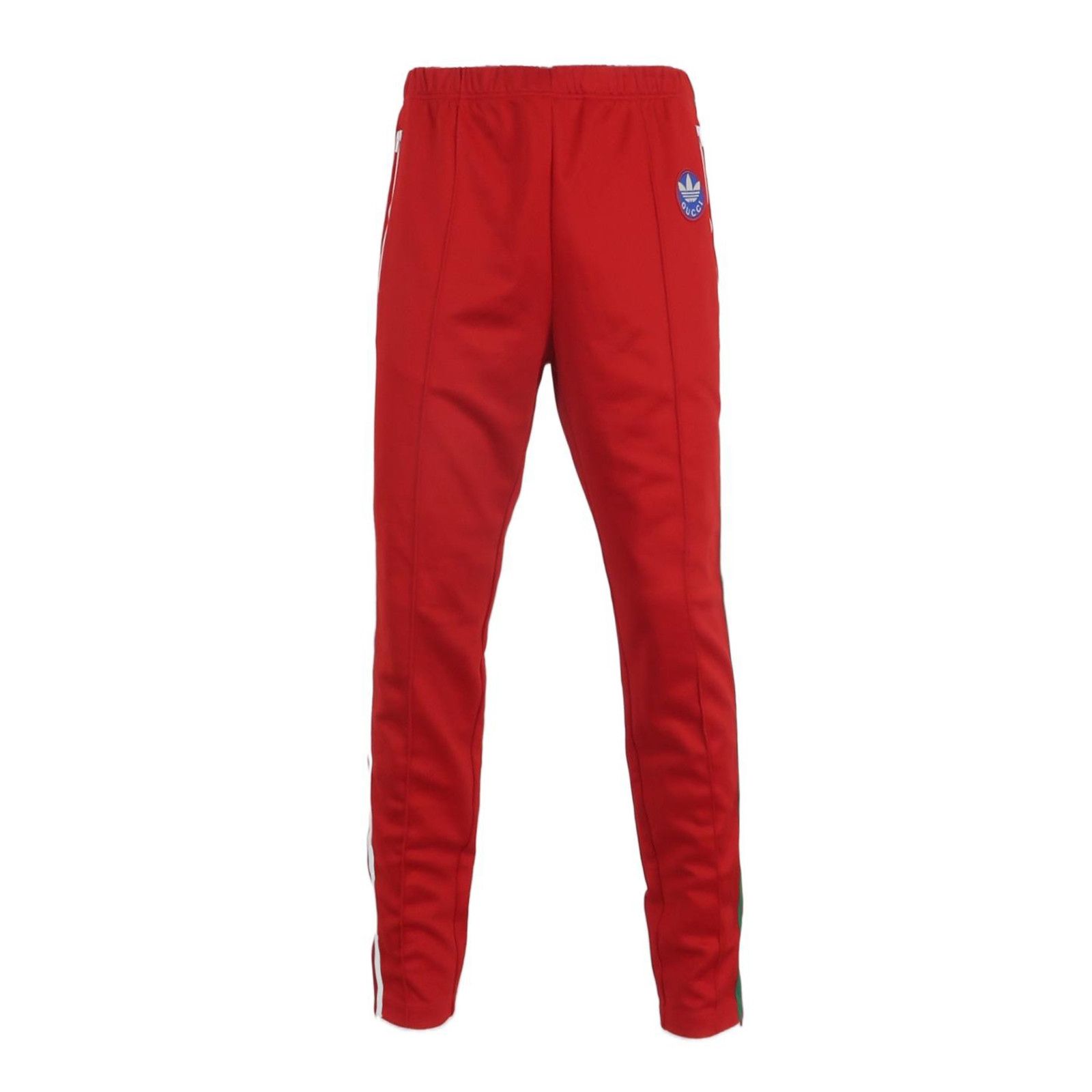 Gucci Adidas Red Striped Logo Men's Cotton Pants Size US 32 / EU 48 - 1 Thumbnail