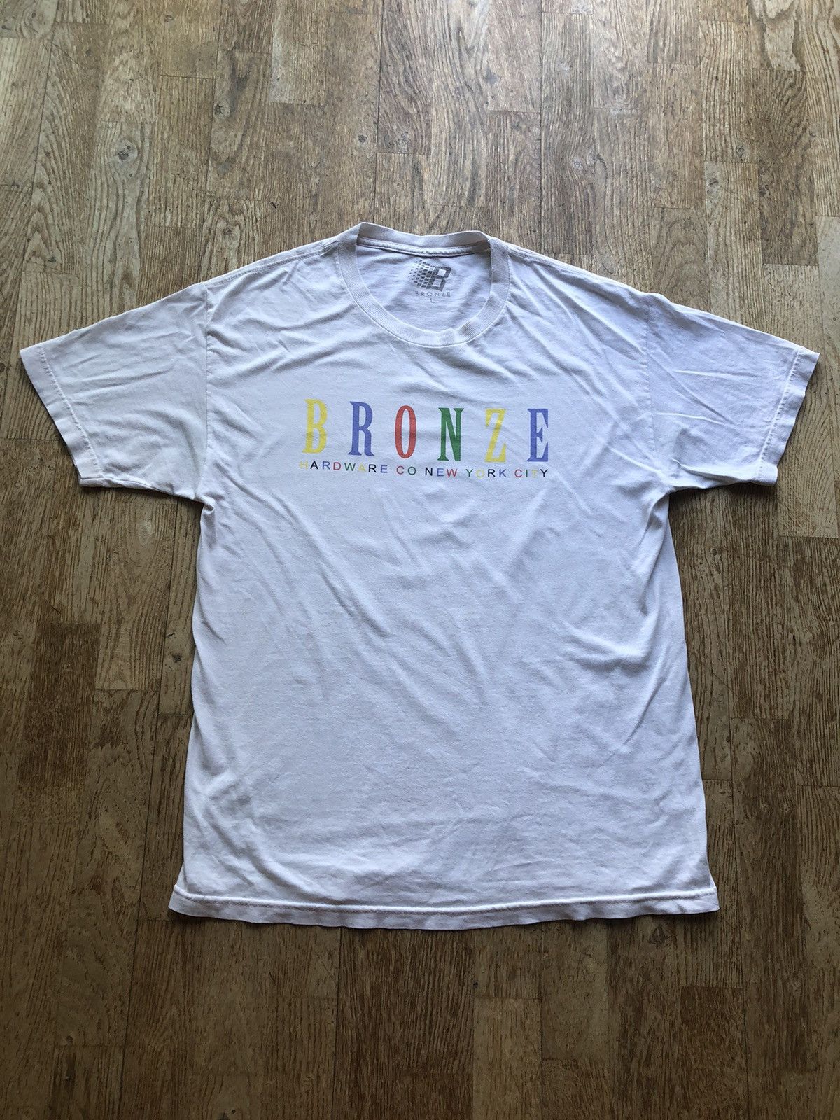 Bronze 56k BRONZE56k NYC CLASSIC SPELLOUT LOGO VINTAGE TEE SHIRT Size US L / EU 52-54 / 3 - 1 Thumbnail