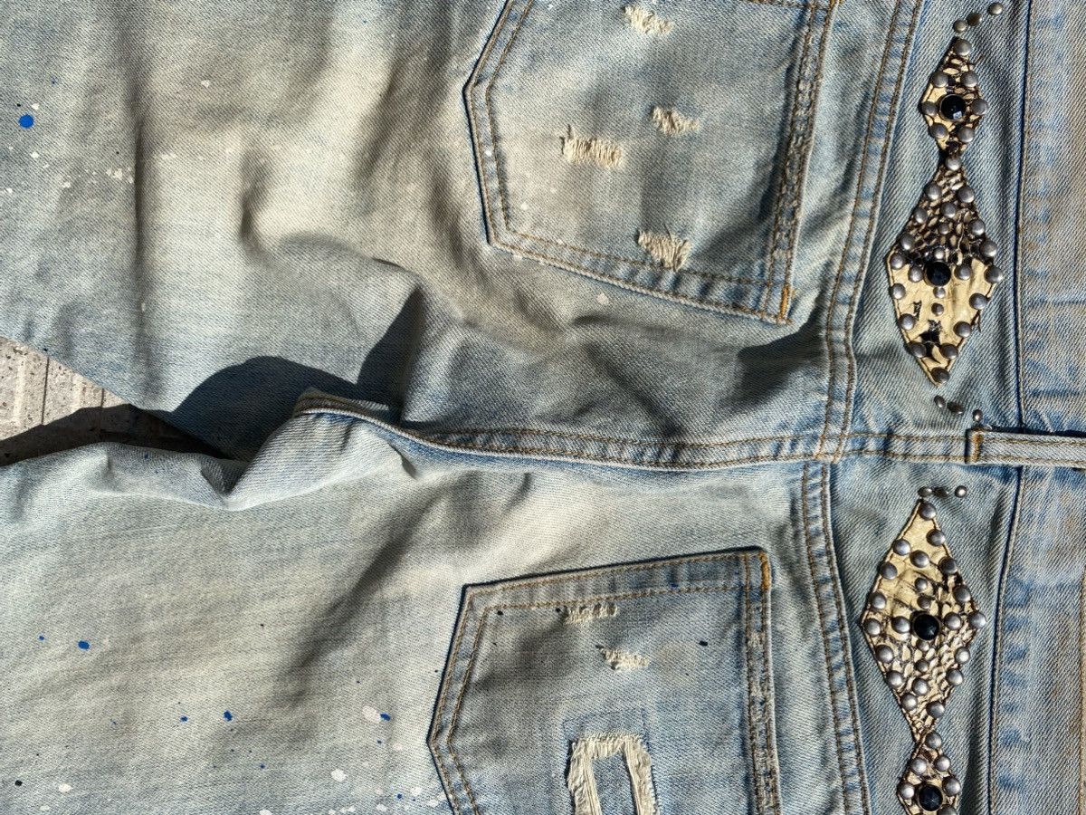 Schlussel Schlussel distressed arts and crafts straight painter denim Size US 30 / EU 46 - 12 Thumbnail