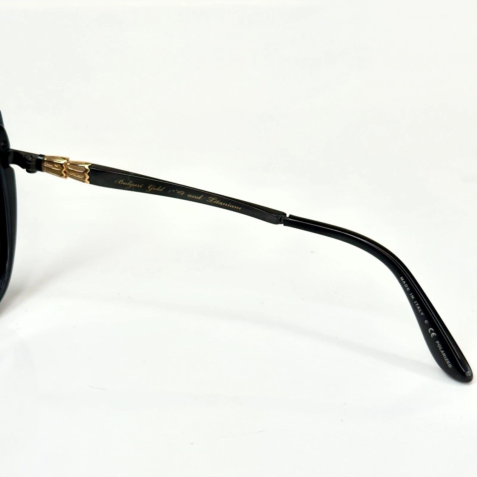 Bvlgari BULGARI BV6076TG Le Gemme 6076 Black Titanium 18K Gold Size ONE SIZE - 5 Thumbnail
