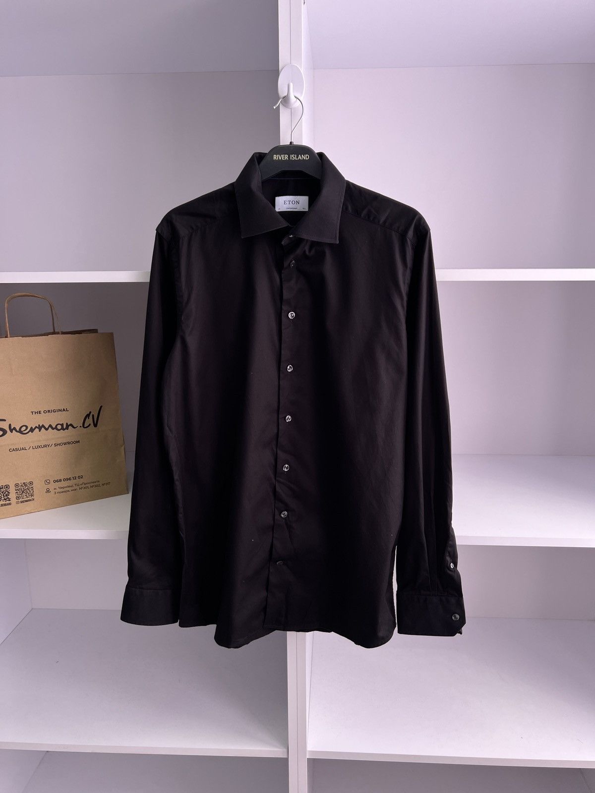 Eton × Vintage Vintage Eton Luxury Button Up Shirt Size US M / EU 48-50 / 2 - 3 Thumbnail