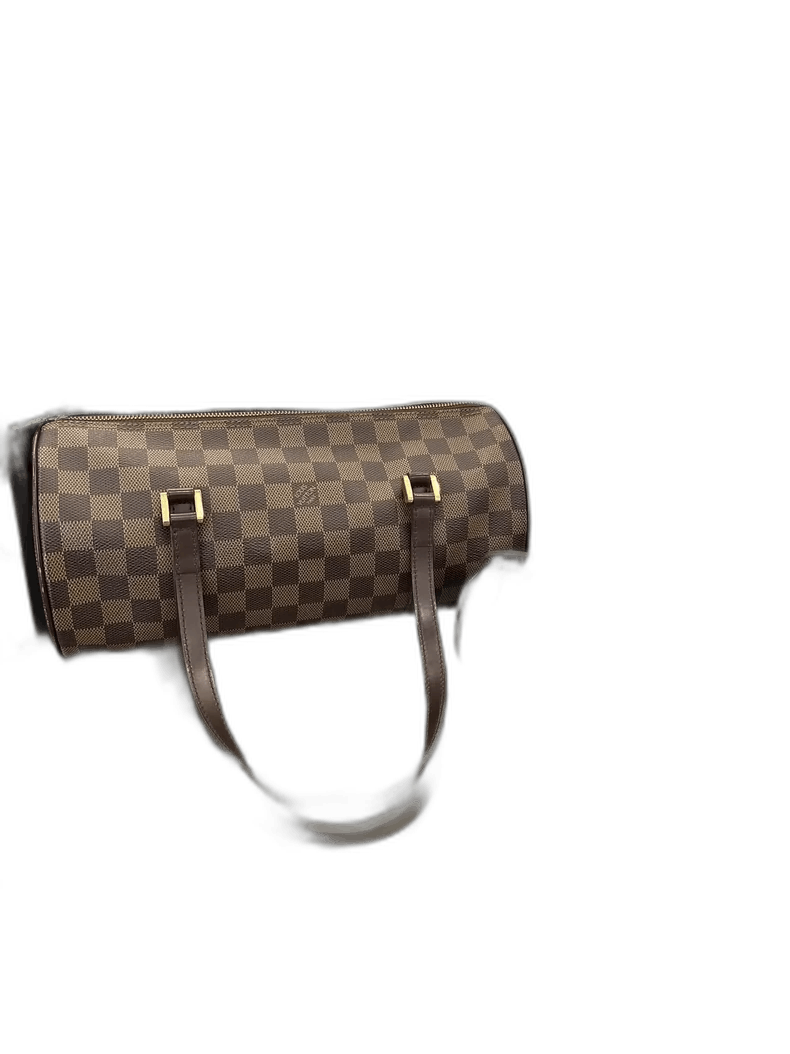 Louis Vuitton Lv Brown Checkered Barrel Bag 30Cm, Women's