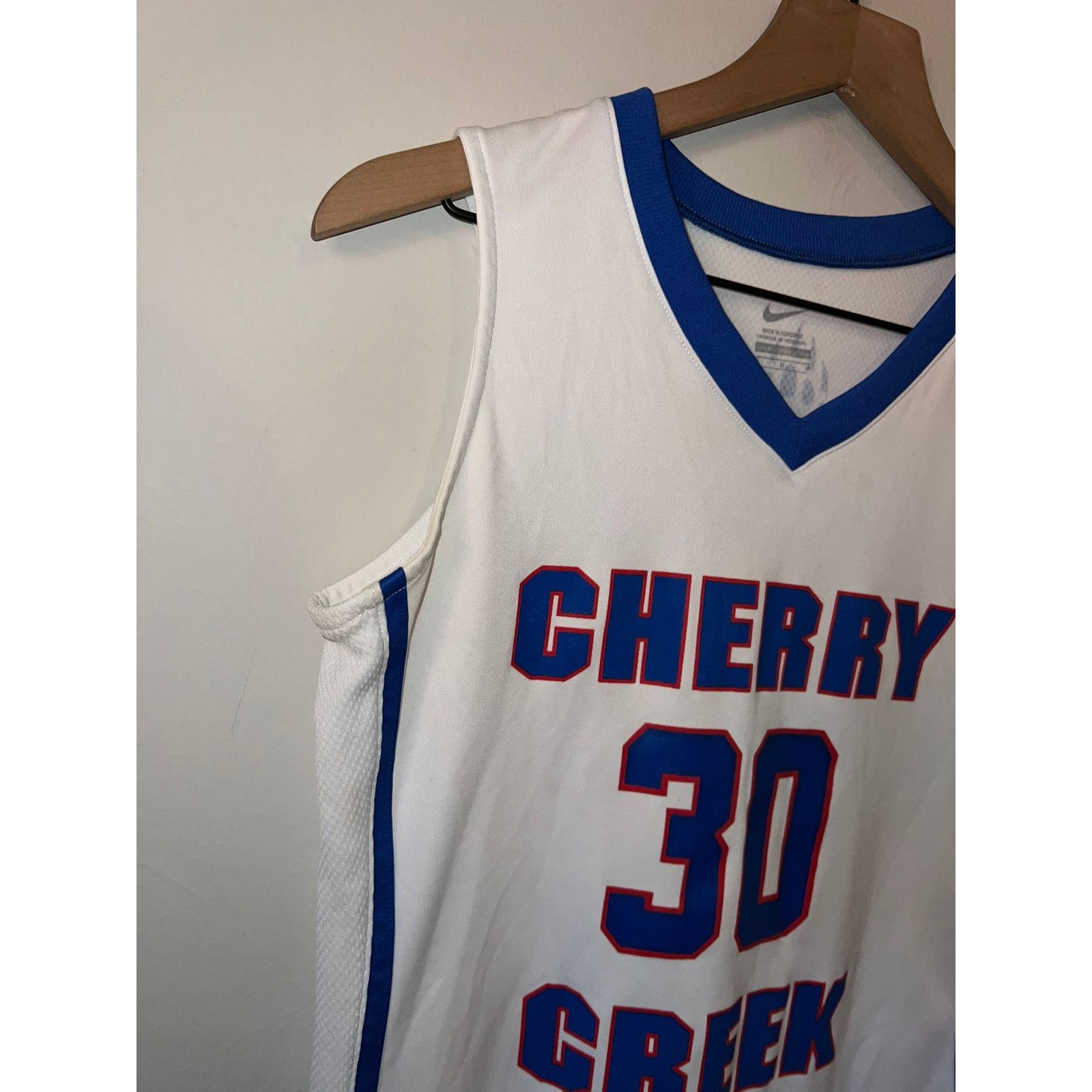 Nike Cherry Creek Jersey Y2K Nike #30 White Basketball Jersey M Size US M / EU 48-50 / 2 - 5 Thumbnail