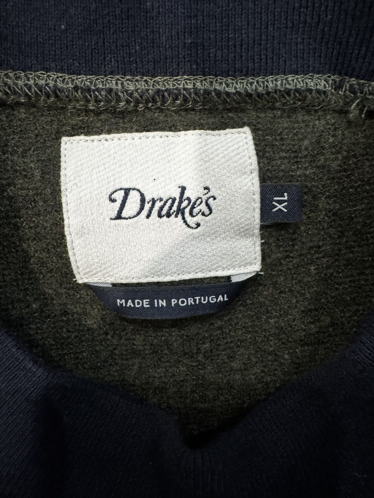 Drake's Drake’s Military Fleece Crewneck Boucle Wool Size US XL / EU 56 / 4 - 2 Thumbnail